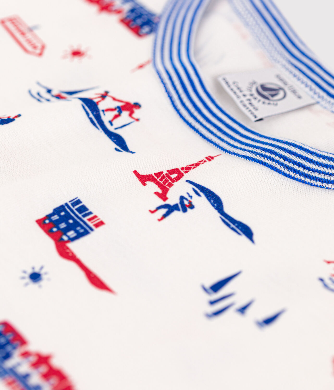 Pyjacourt Paris en coton petit garon