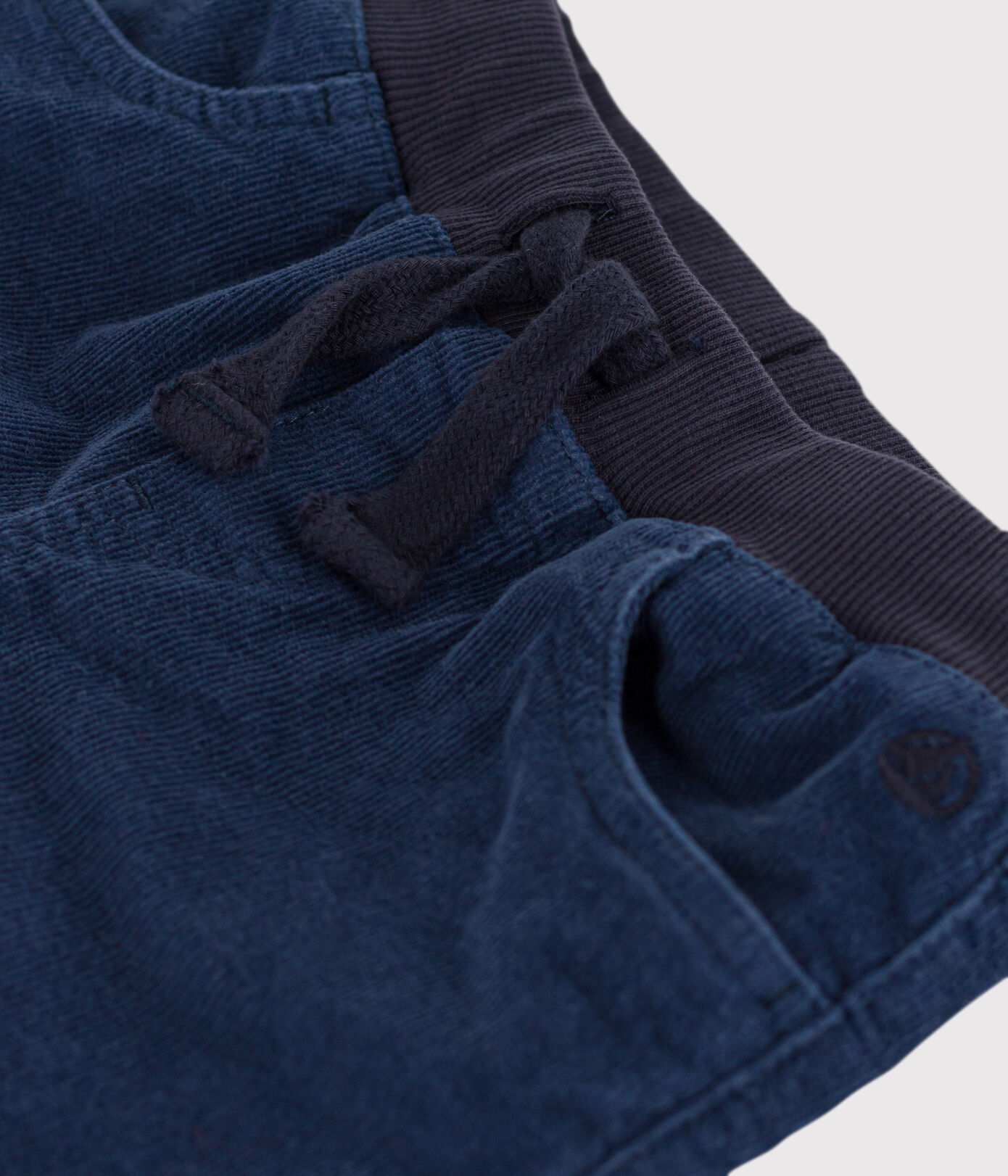 Pantalon droit en velours moyen enfant fille / garon