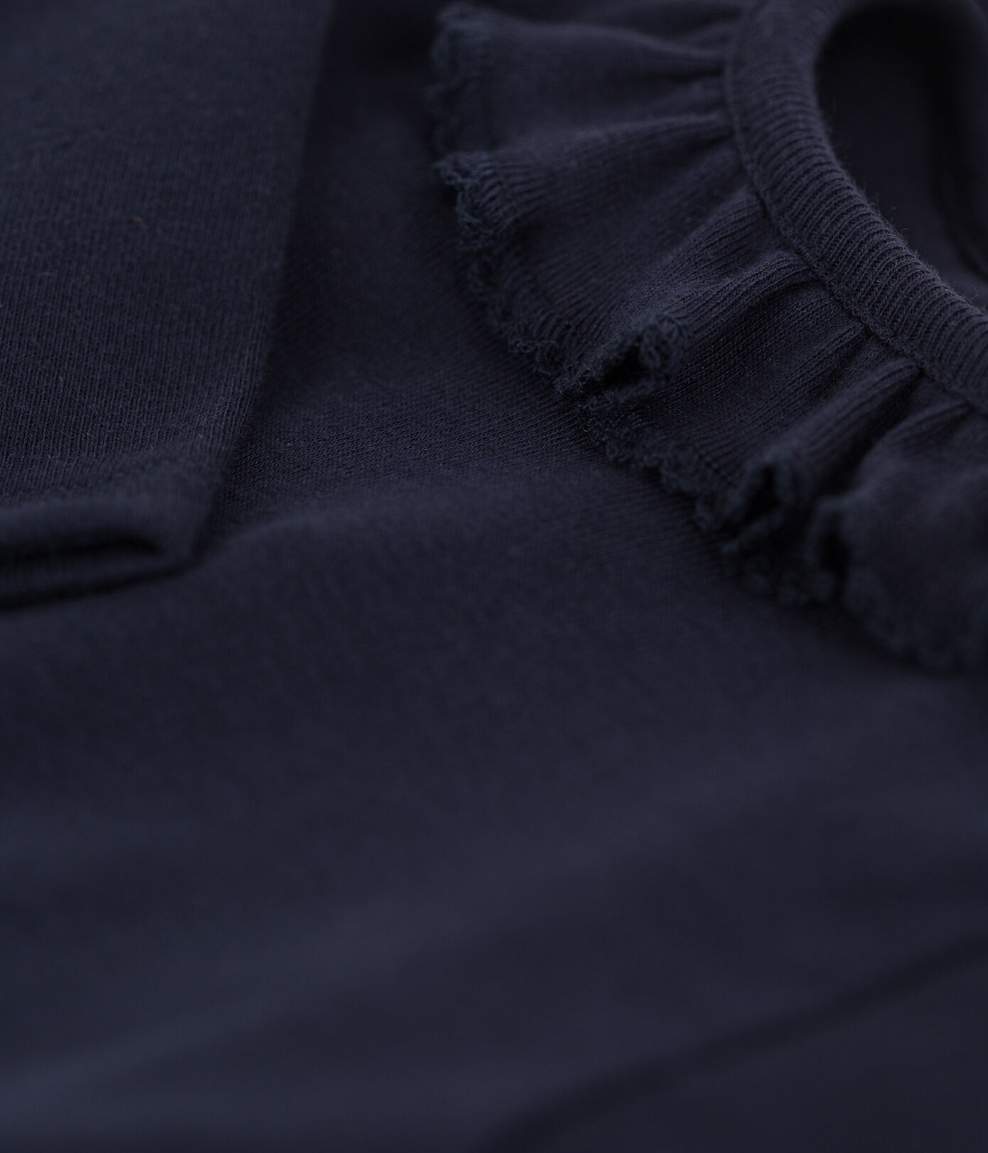 Body manches longues bébé à collerette en coton