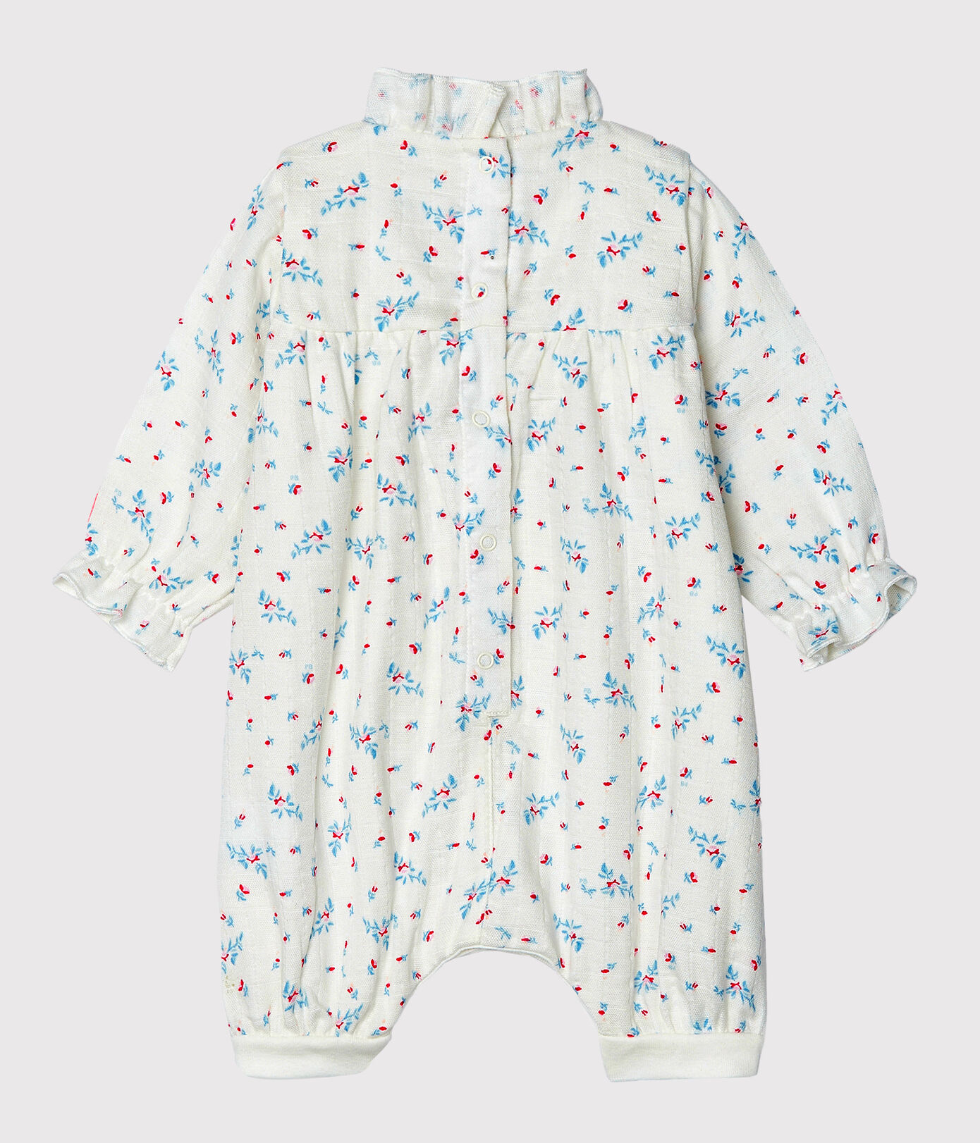 Combinaison bébé fille en tissu couche