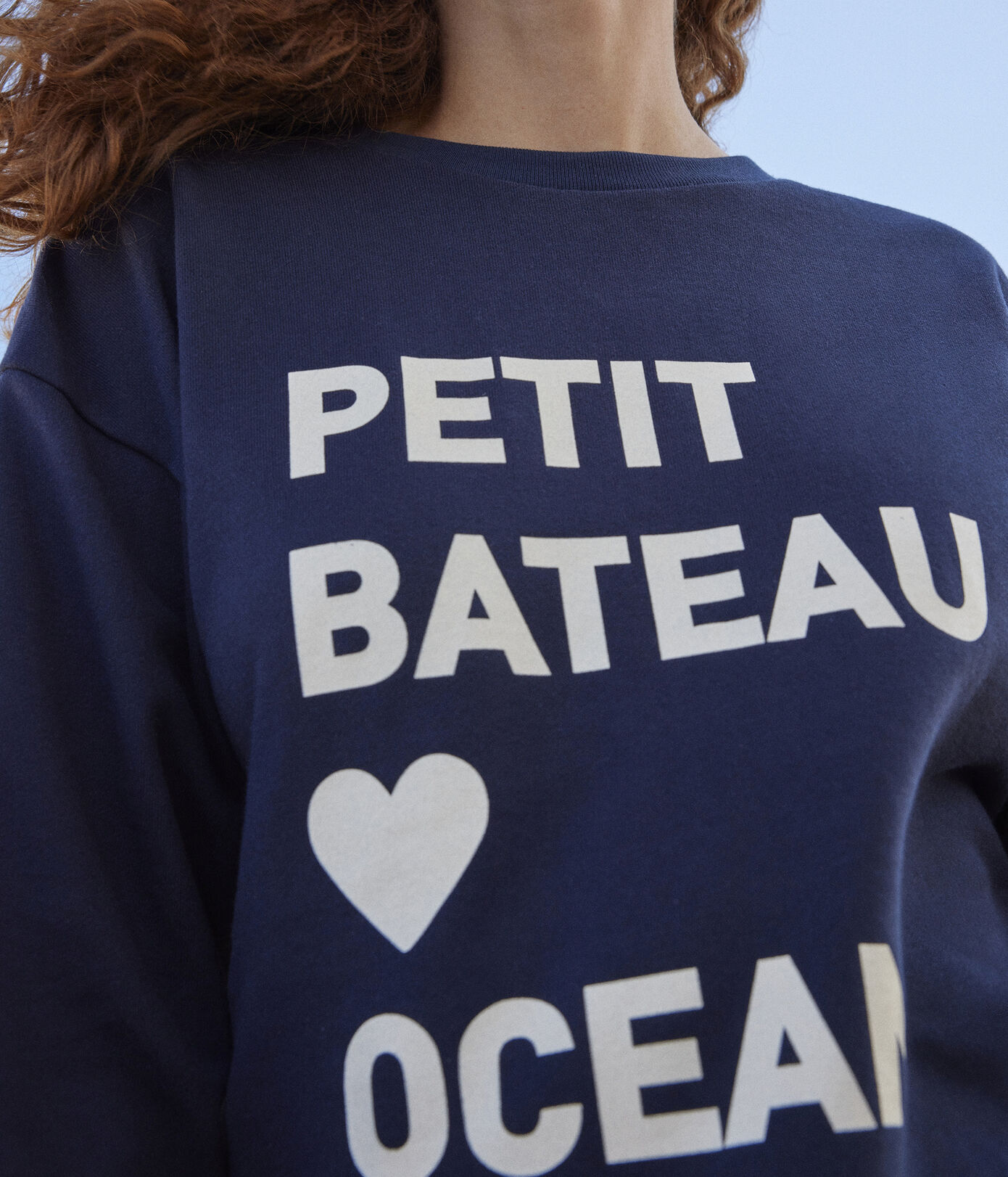 Sweatshirt en molleton Femme