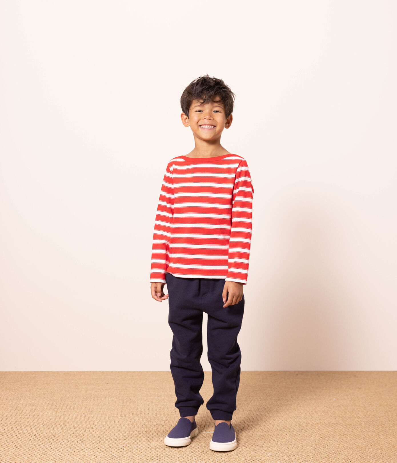 Marinière en coton épais enfant fille / garon