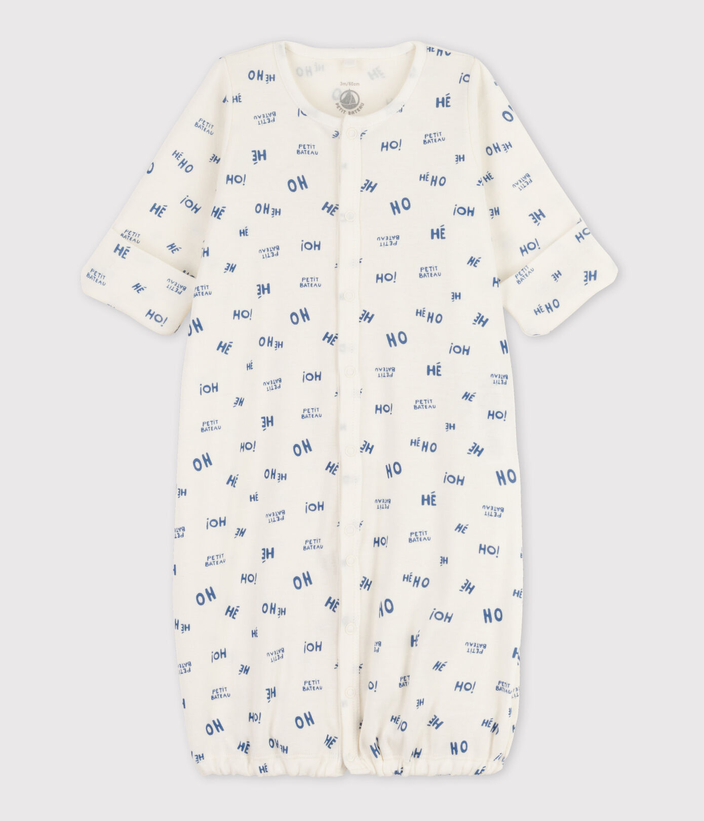 Combisac imprimé bébé en coton