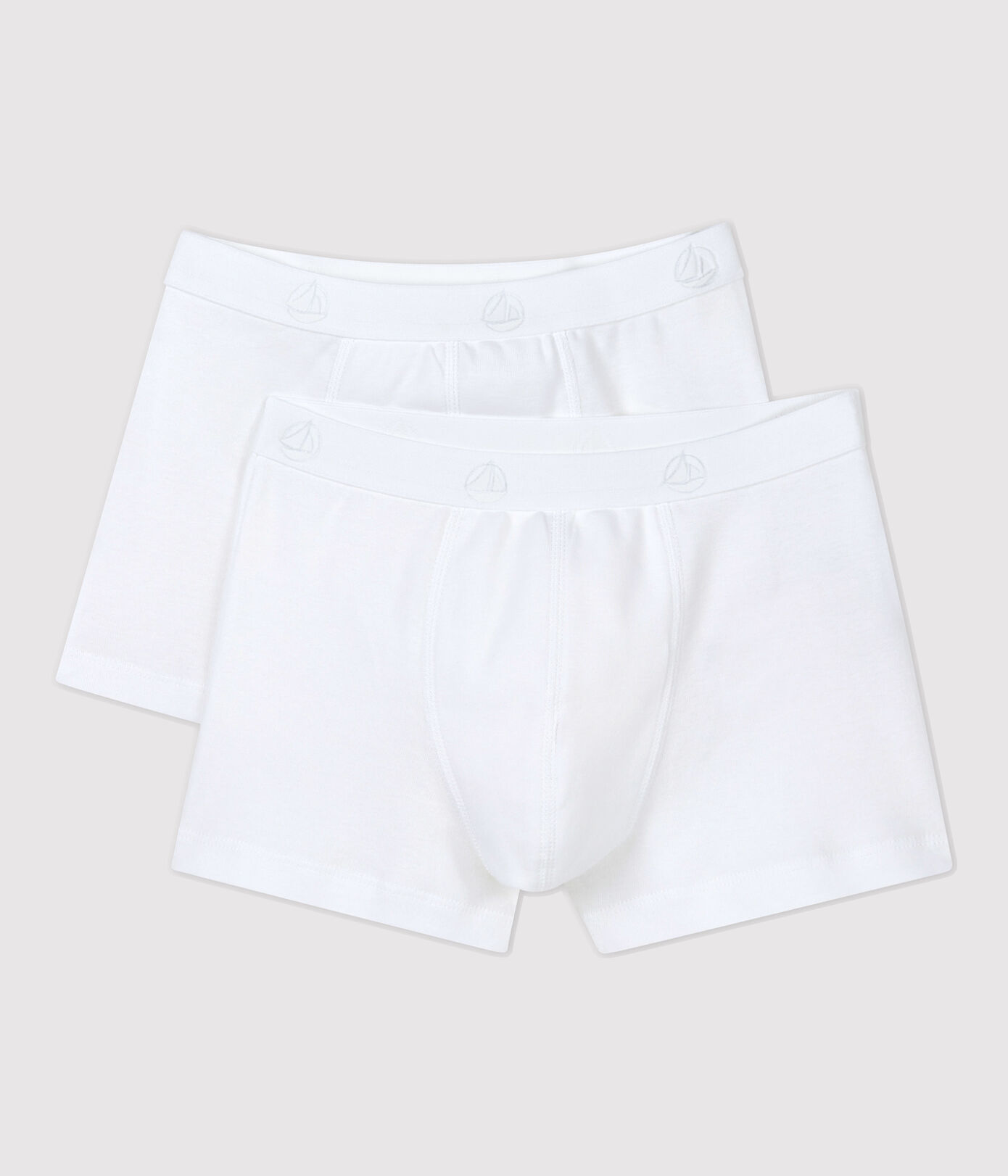 Lot de 2 boxers blancs garon