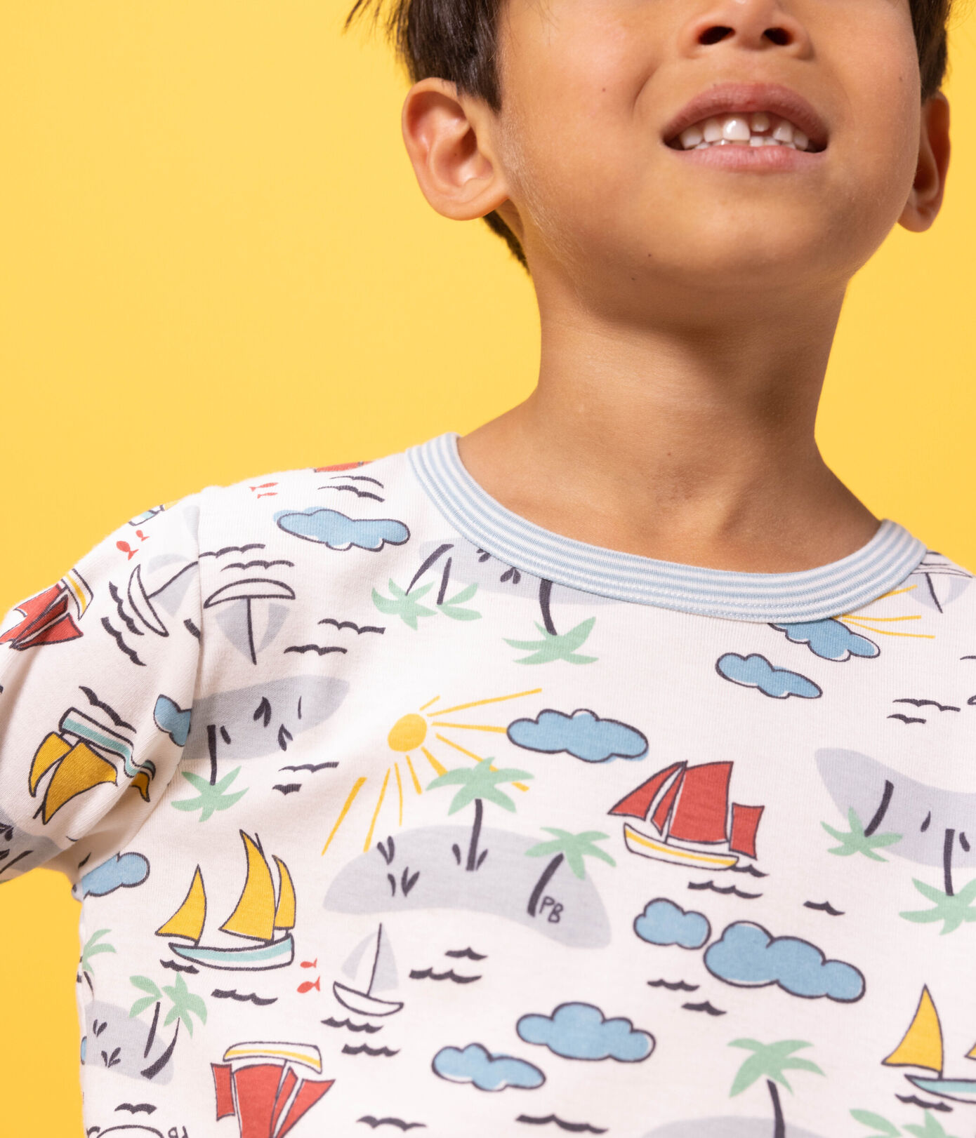 Pyjama explorateur en coton petite fille/petit garon