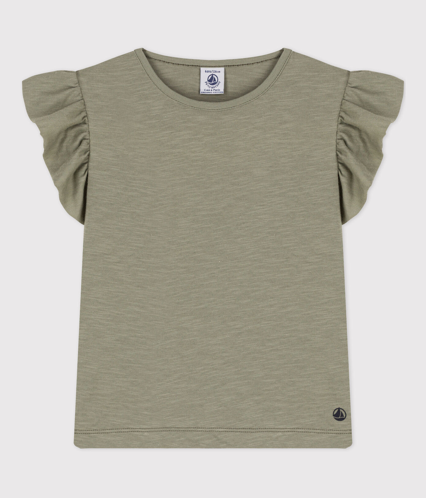 Tee-shirt manches courtes en coton enfant fille