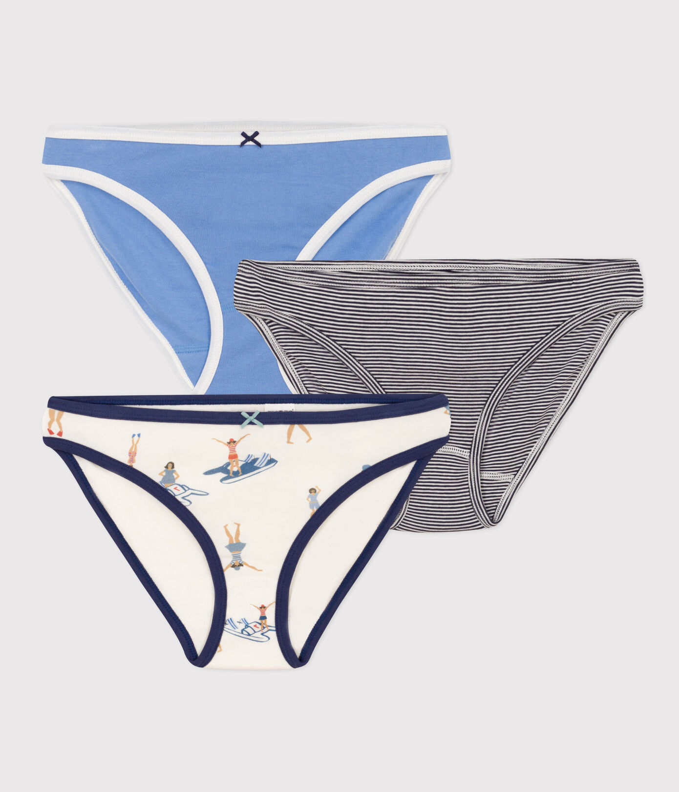 Lot 3 culottes en coton Femme