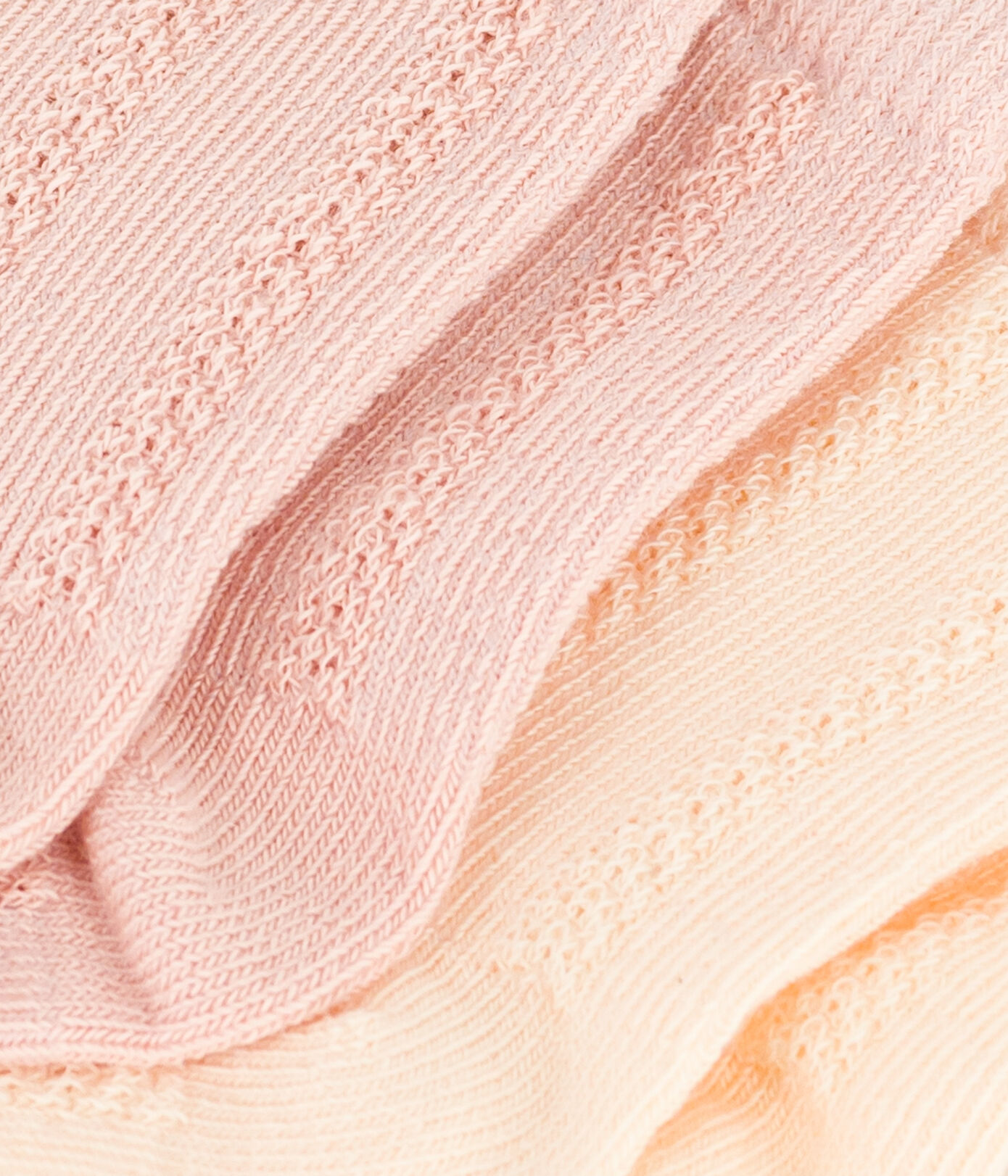 Lot de 2 paires de chaussettes unies en jersey de coton bébé