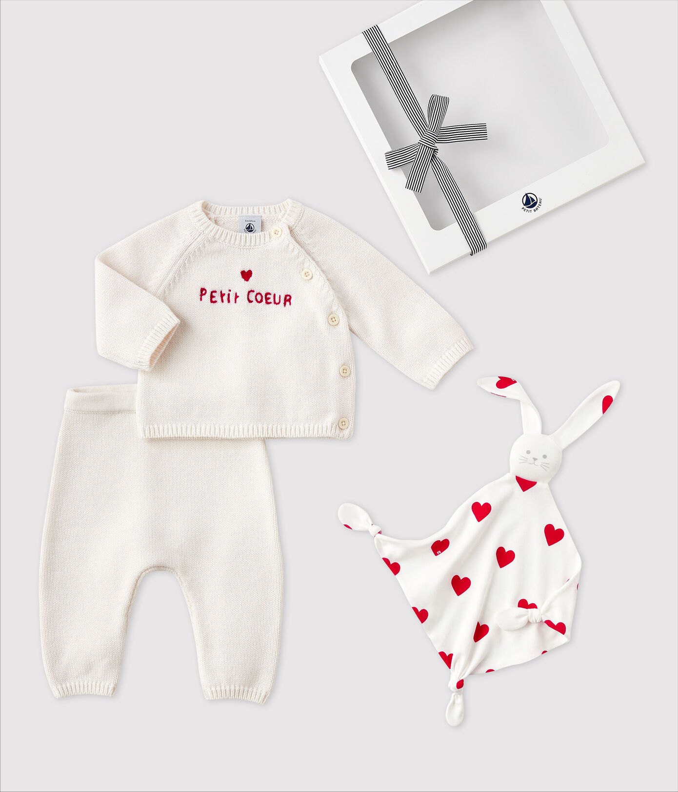 Coffret cadeau naissance tricot
