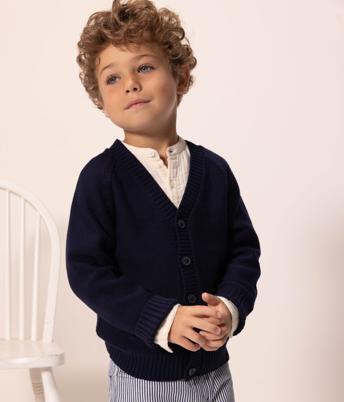 Cardigan en tricot enfant garon