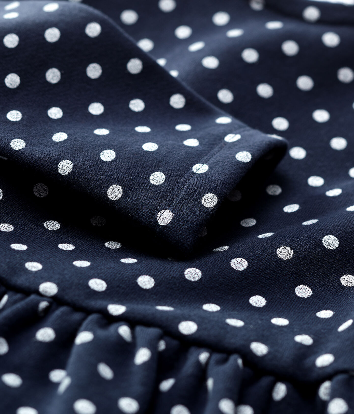 Robe manches longues en molleton enfant fille