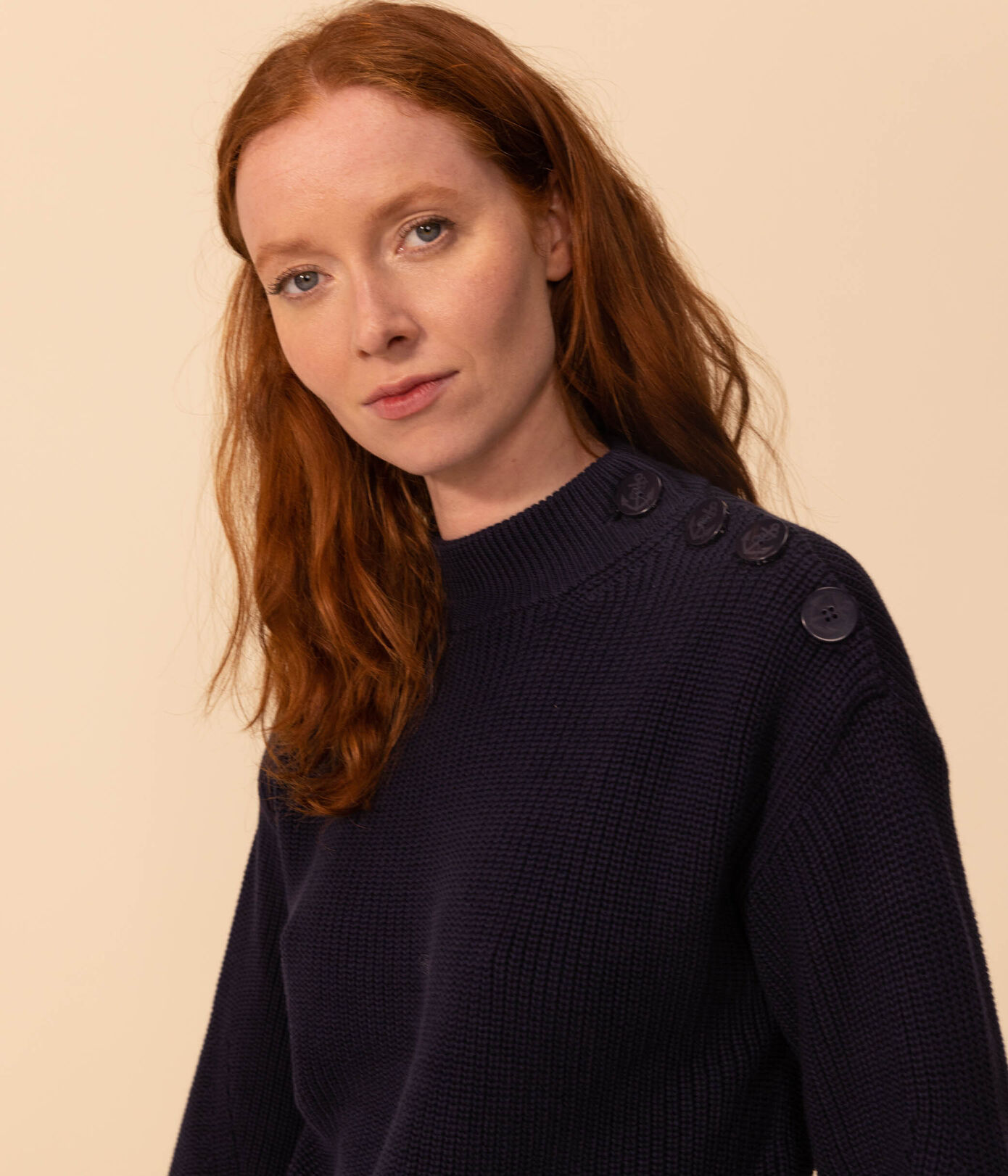 Pull en cte anglaise en coton Femme