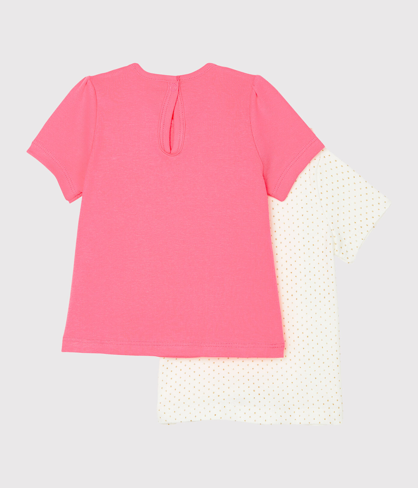 Lot de 2 tee-shirts bébé fille