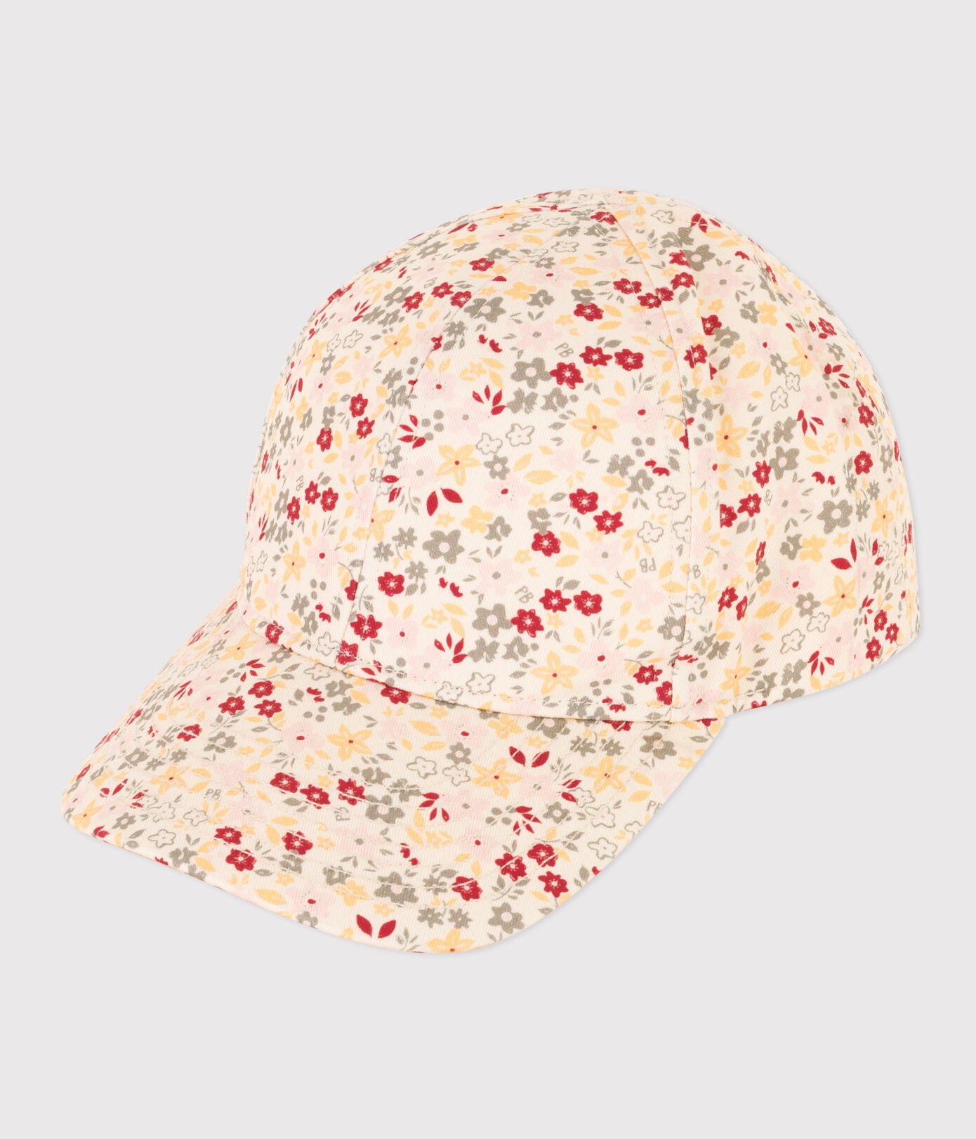 Casquette fleurs enfant fille