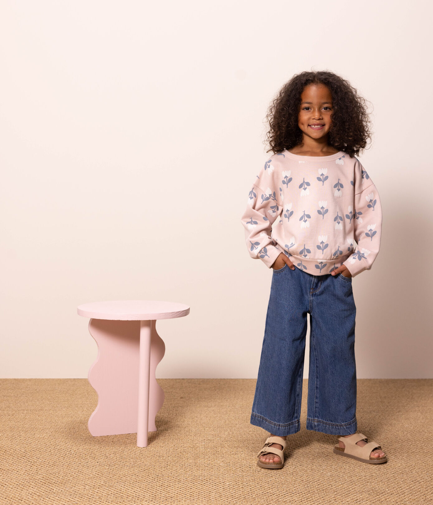 Pantalon en denim 100% écoresponsable enfant fille