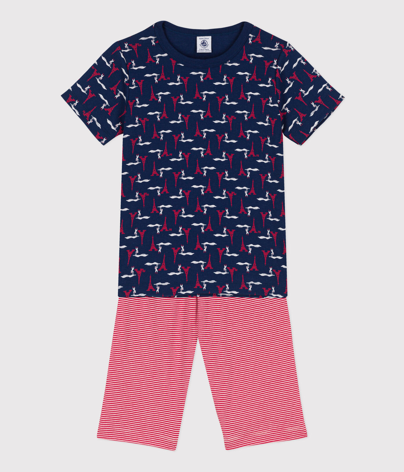 Pyjacourt Paris en coton petit garon