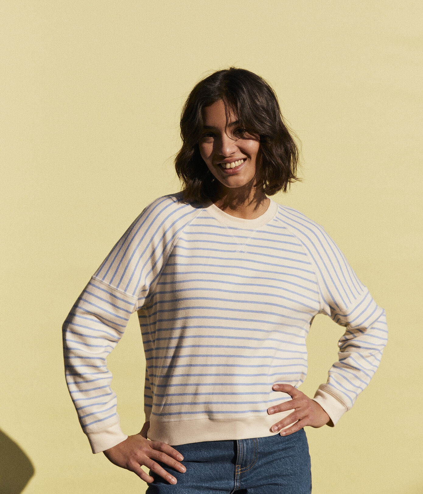 Sweatshirt en coton Femme