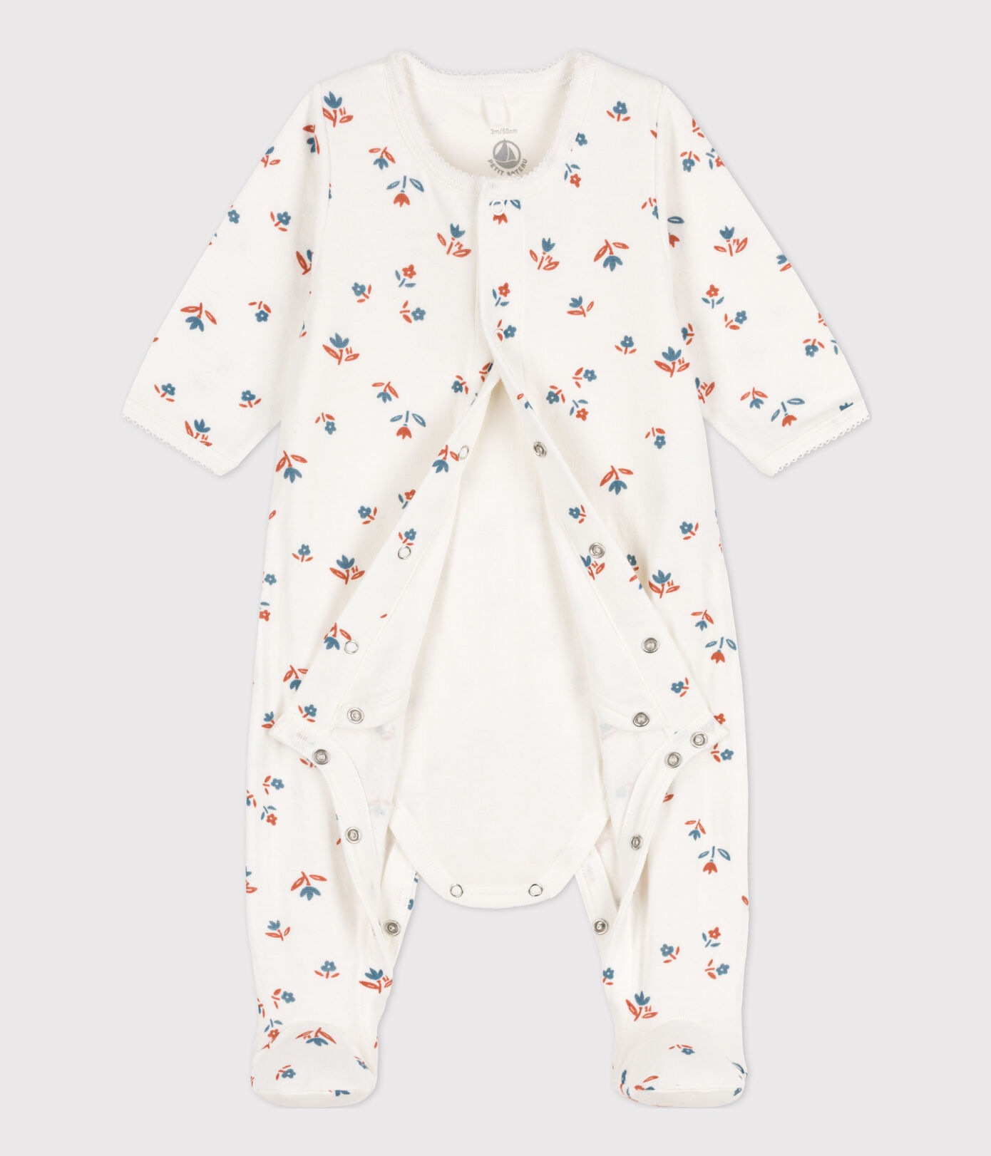 Bodyjama fleur bébé en tubique