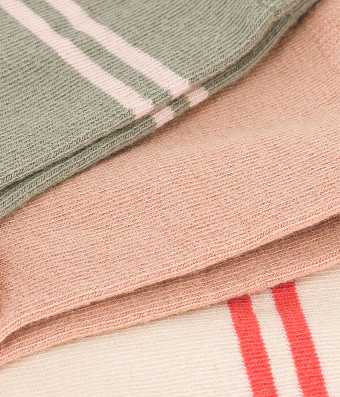 Lot de 3 paires de chaussettes en jersey de coton enfants