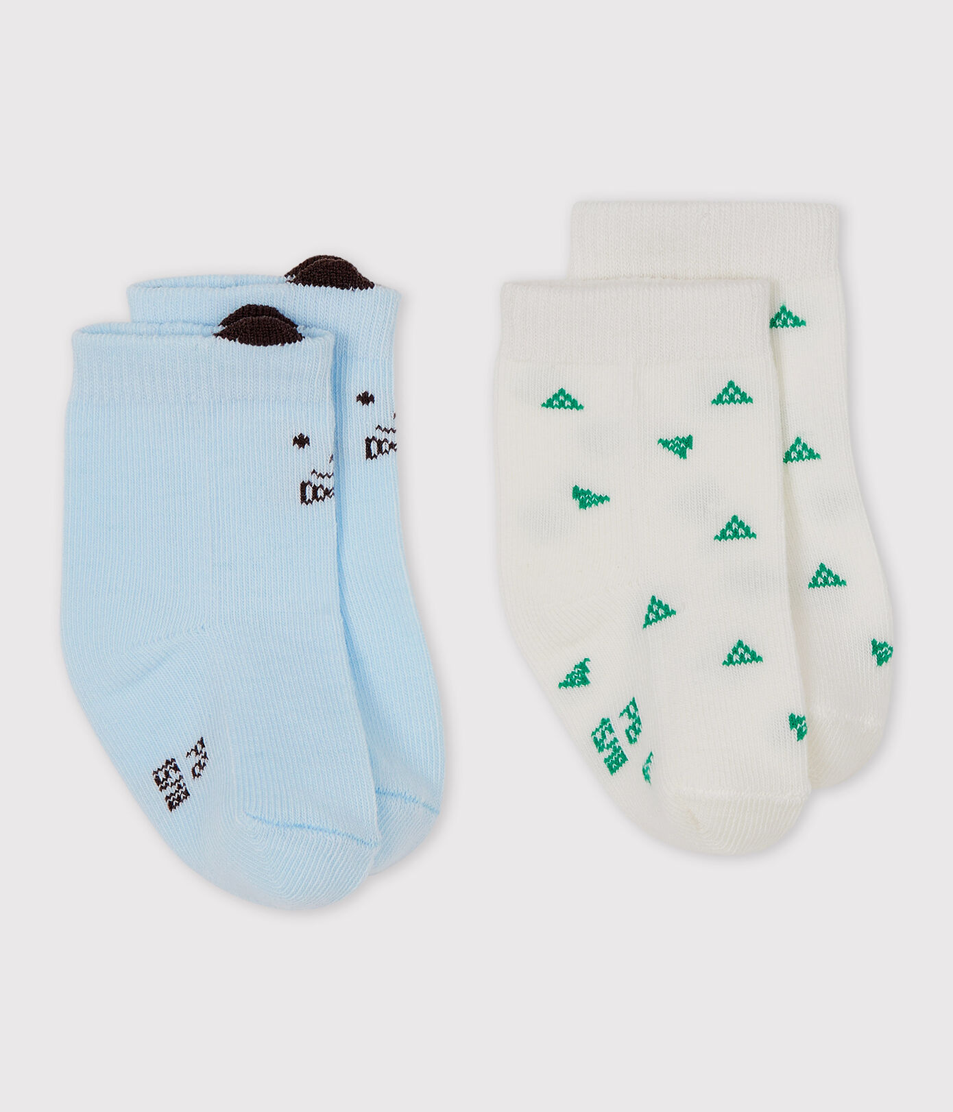 Lot de 2 paires de chaussettes bébé garon