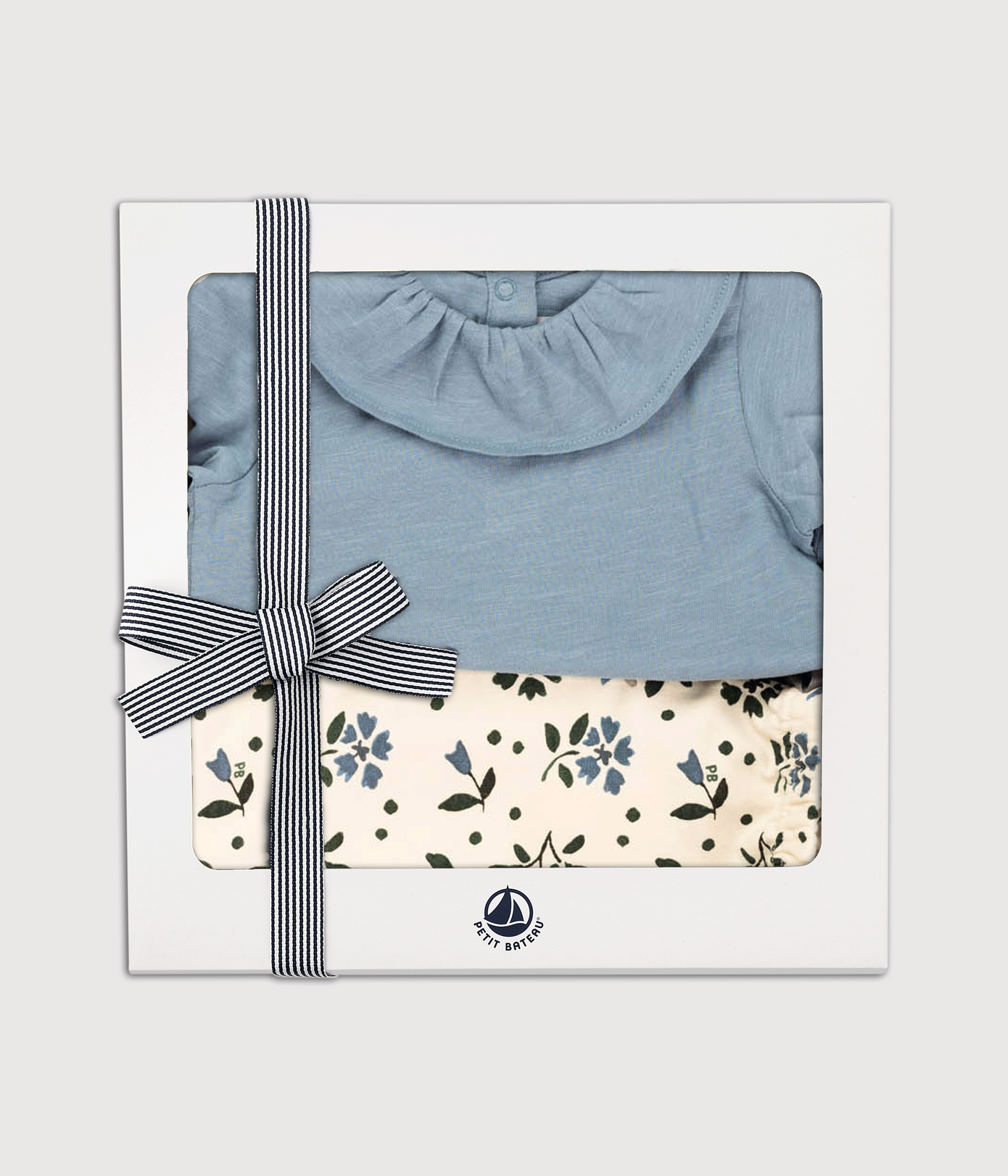 Coffret cadeau bébé blouse et pantalon