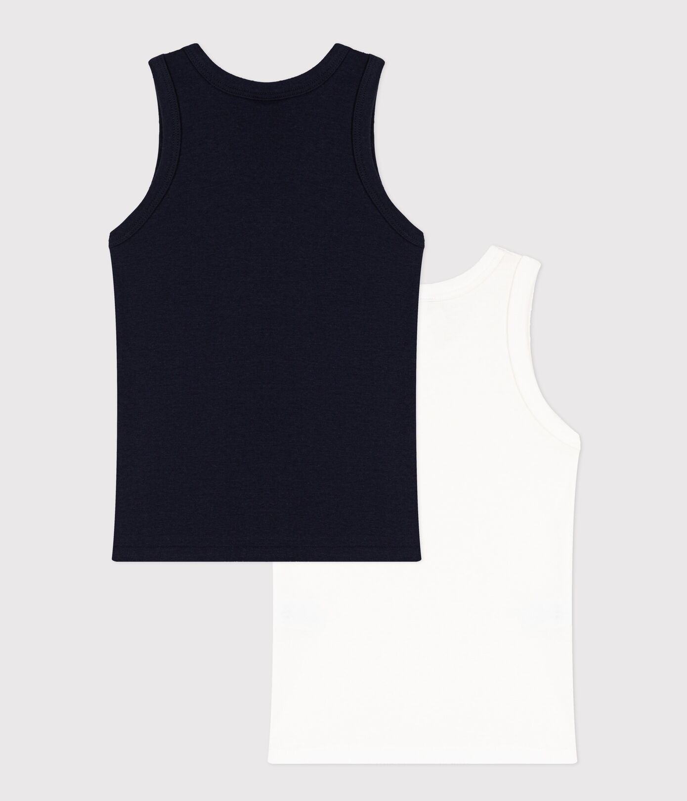 Lot de 2 débardeurs en coton petit garon