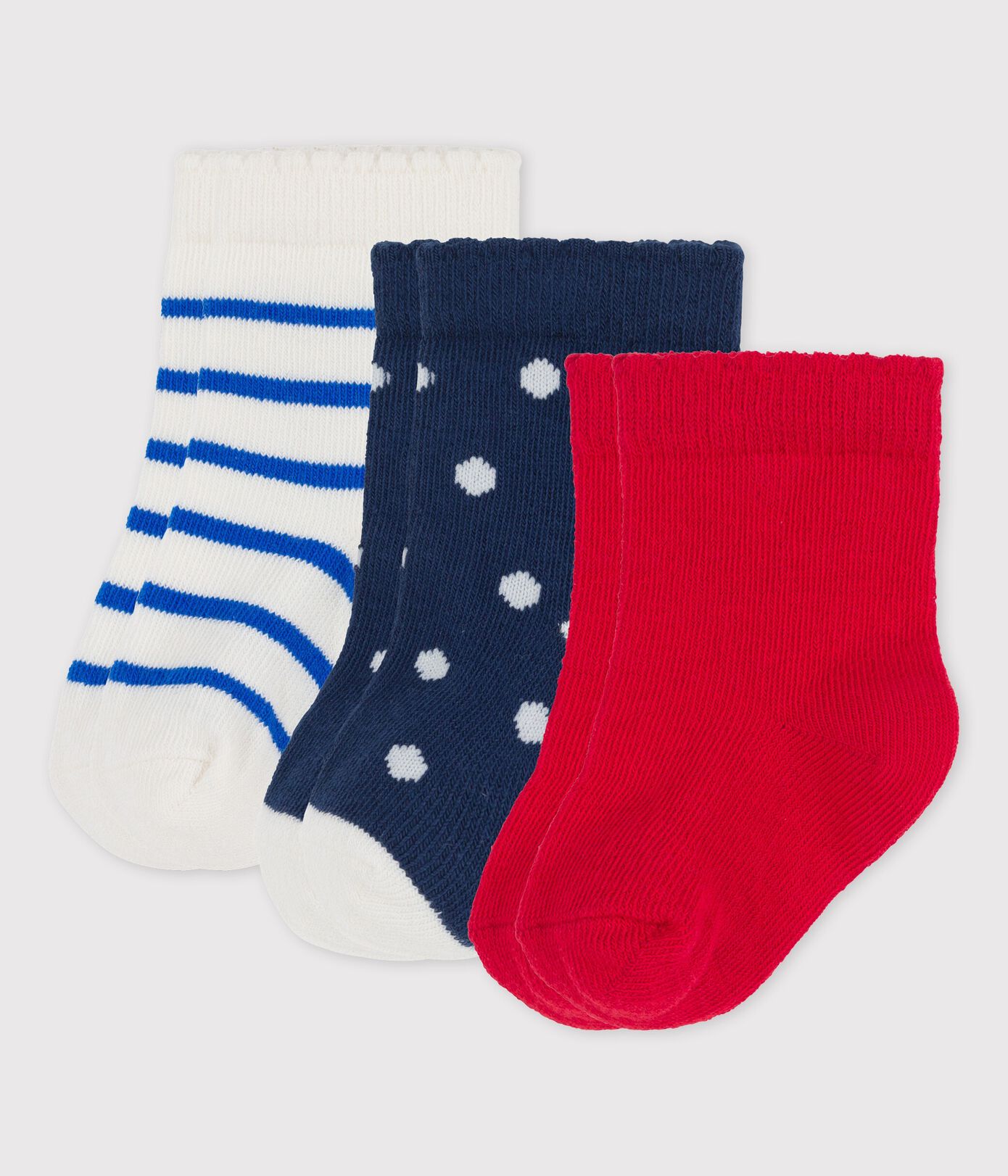 Lot de 3 paires de chaussettes bébé