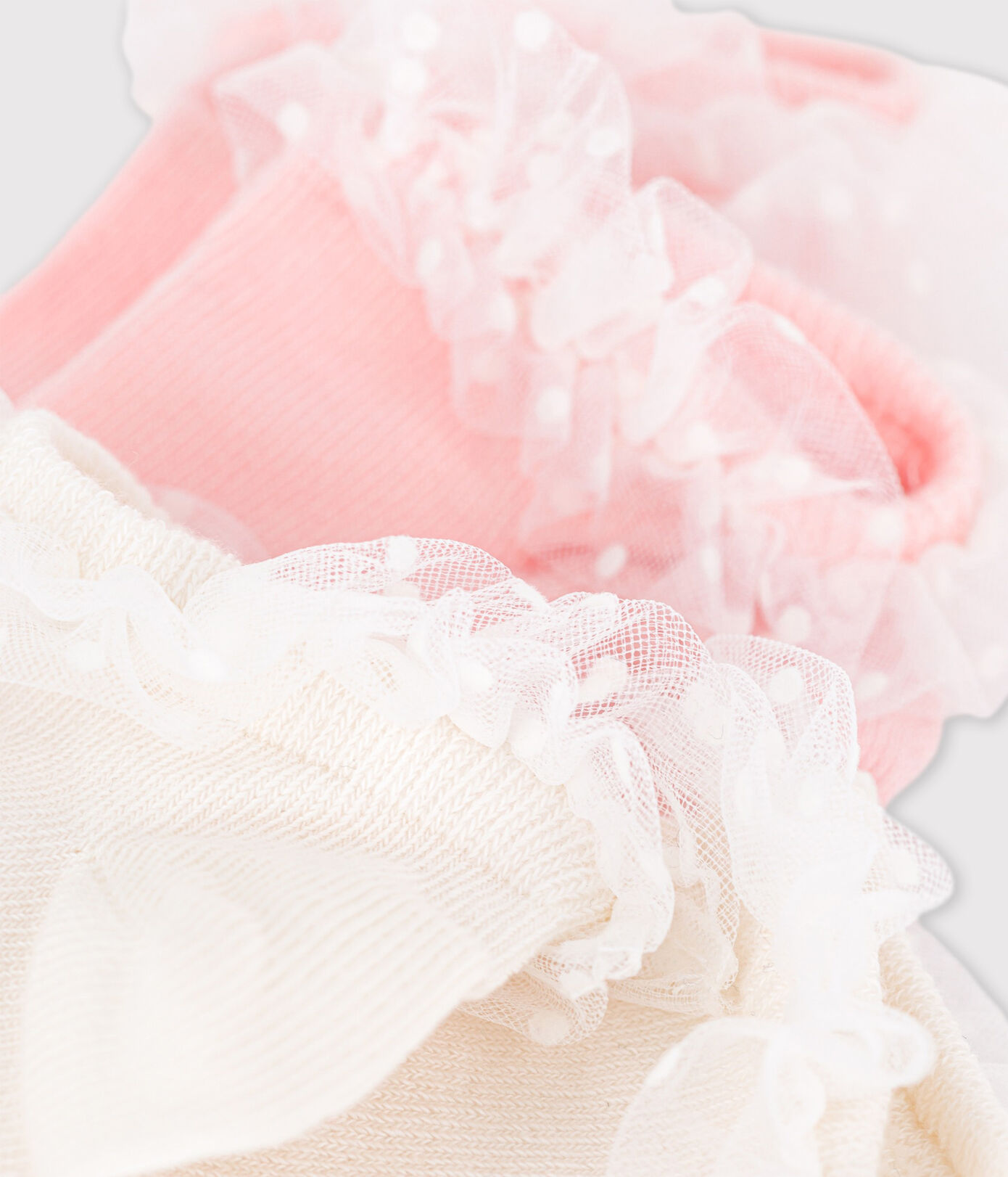 Lot de 2 paires de chaussettes enfant fille