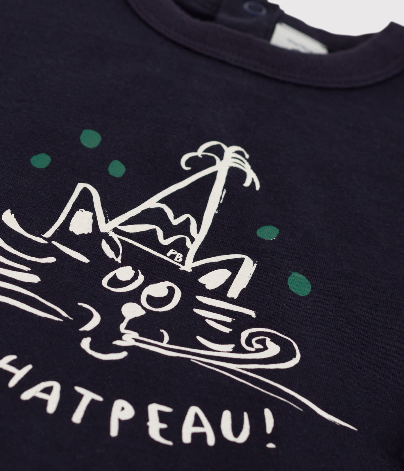 Tee-shirt manches longues bébé en coton