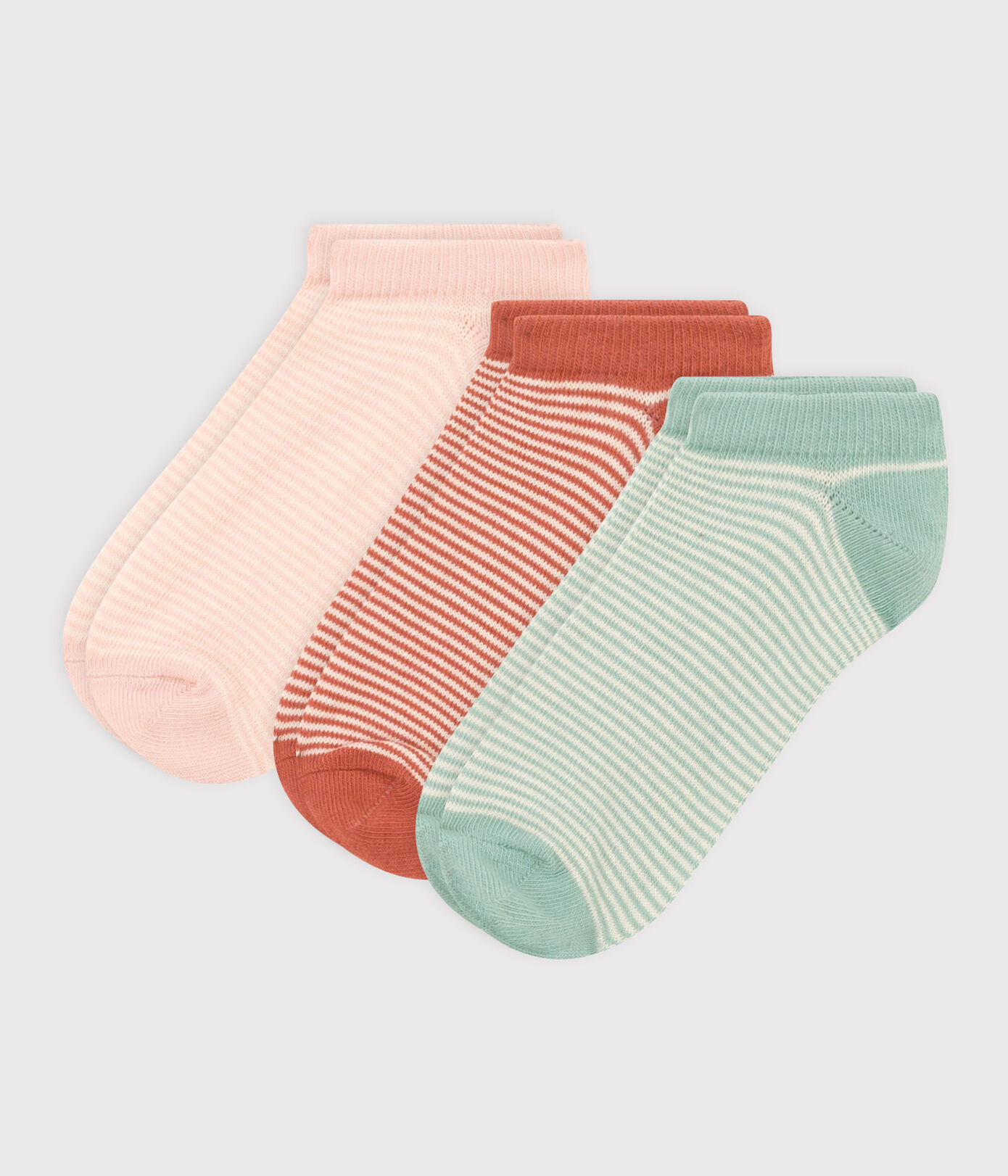 Lot de 3 paires de chaussettes milleraies enfant garon-fille