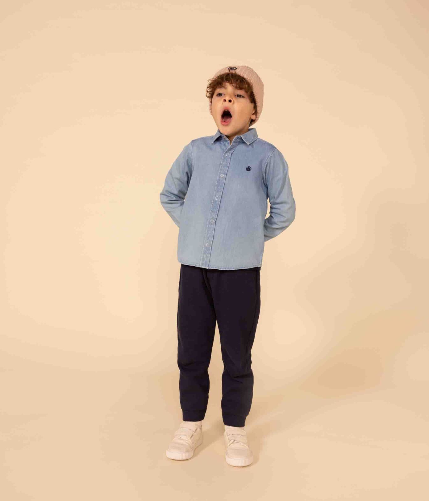 Chemise en denim léger enfant garon