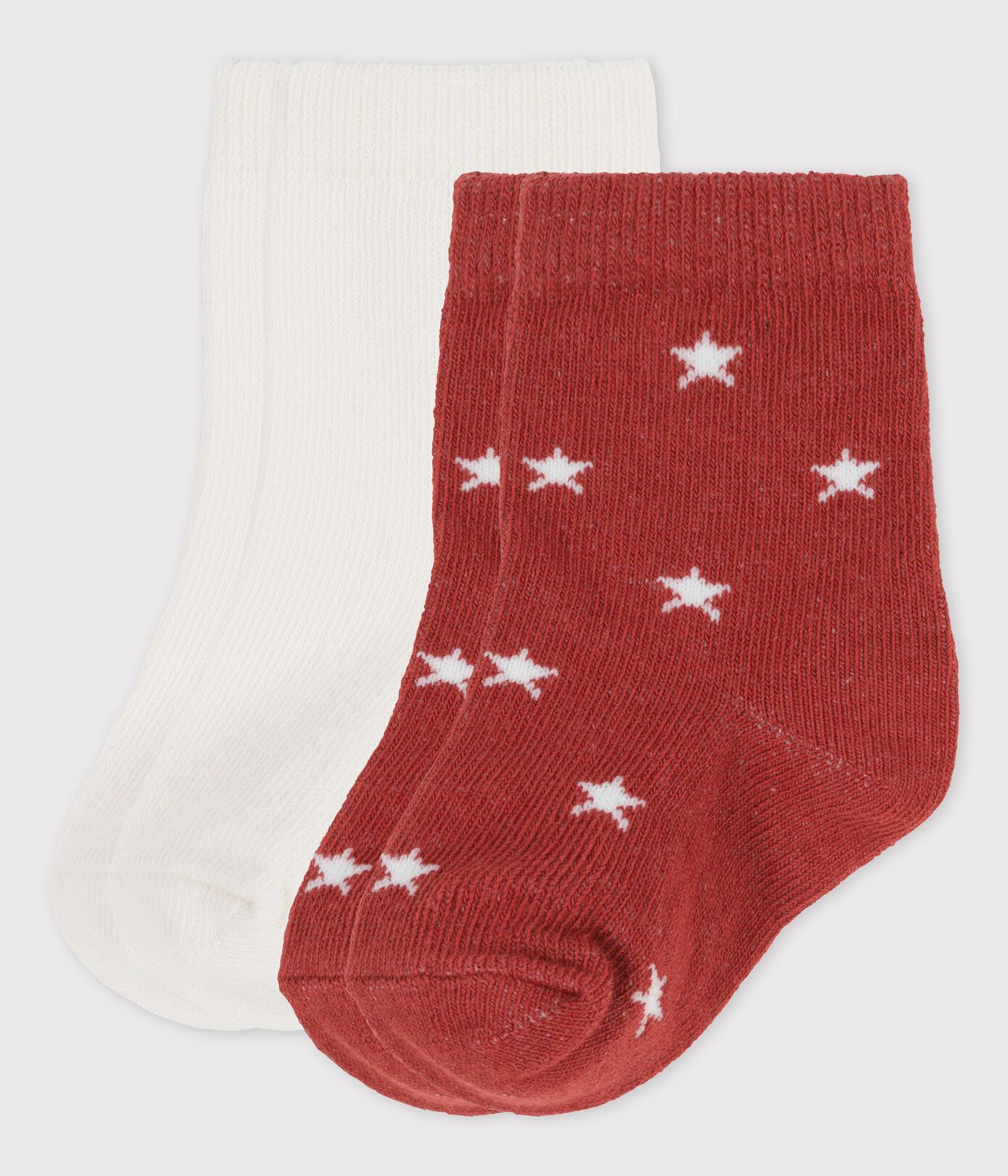 Lot de 2 paires chaussettes bébé