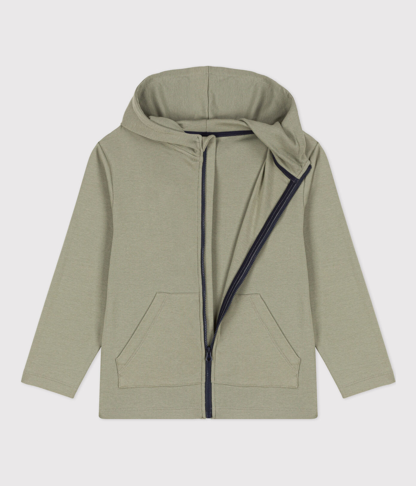 Sweatshirt zippé à capuche enfant garon