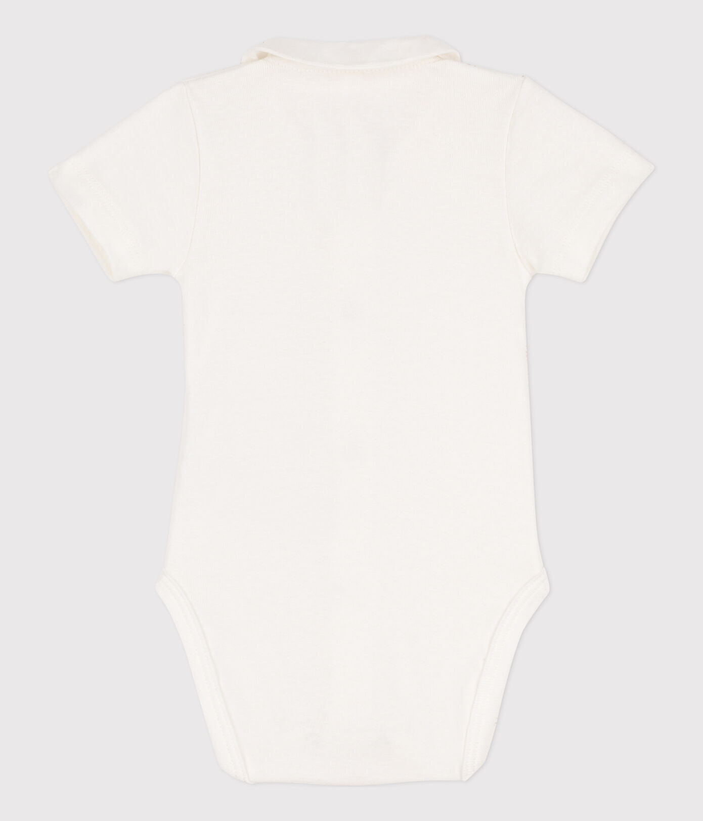 Body manches courtes à col en coton bébé