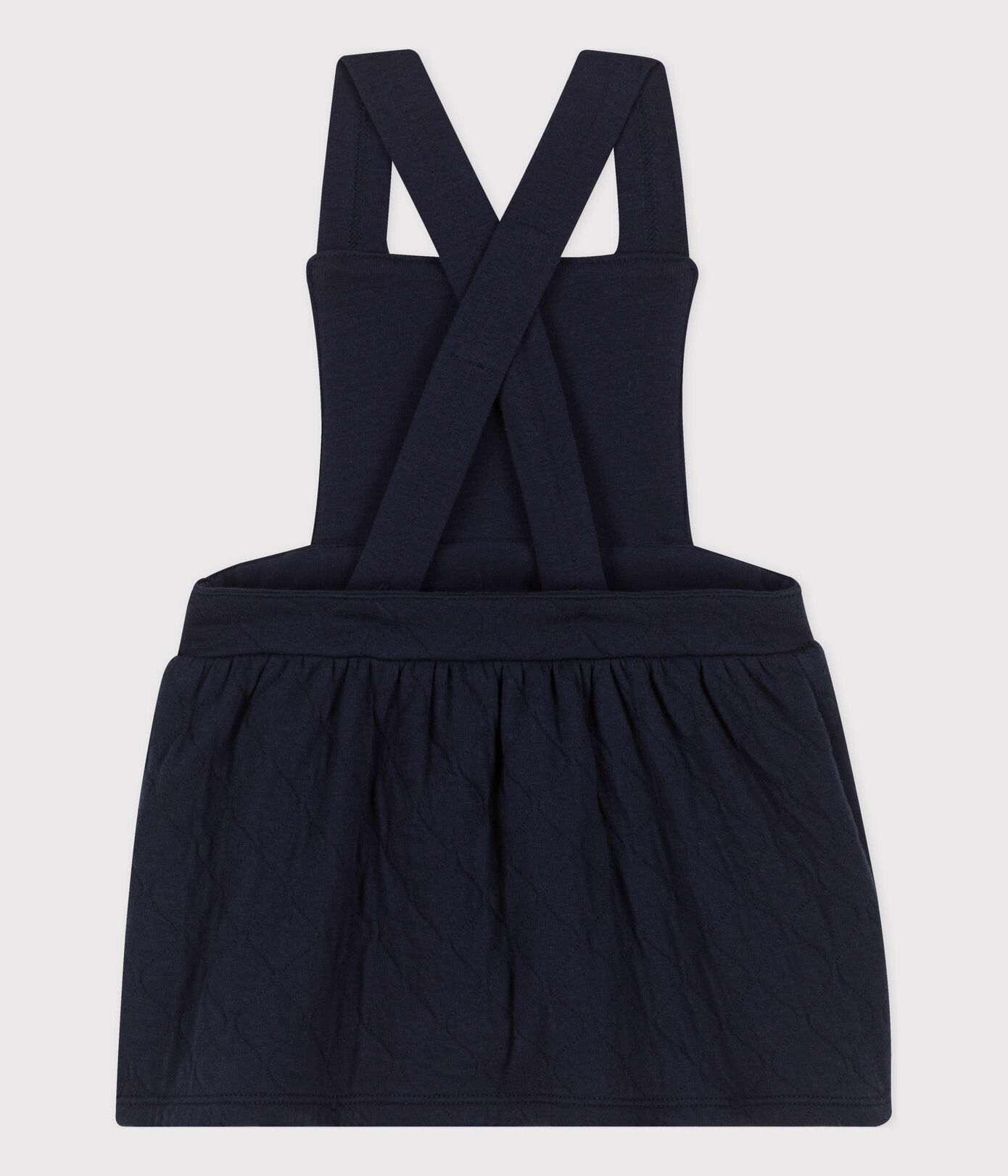 Robe sans manche bébé imprimée en tubique matelassé