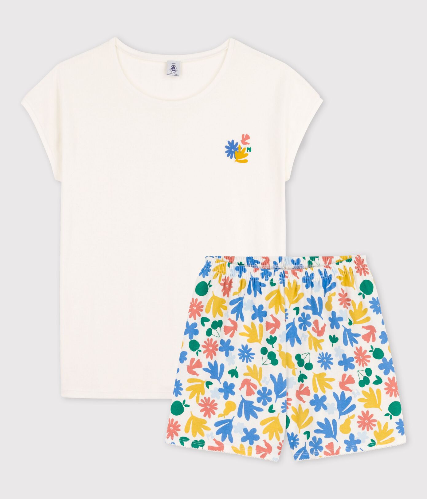 Pyjacourt fille en coton