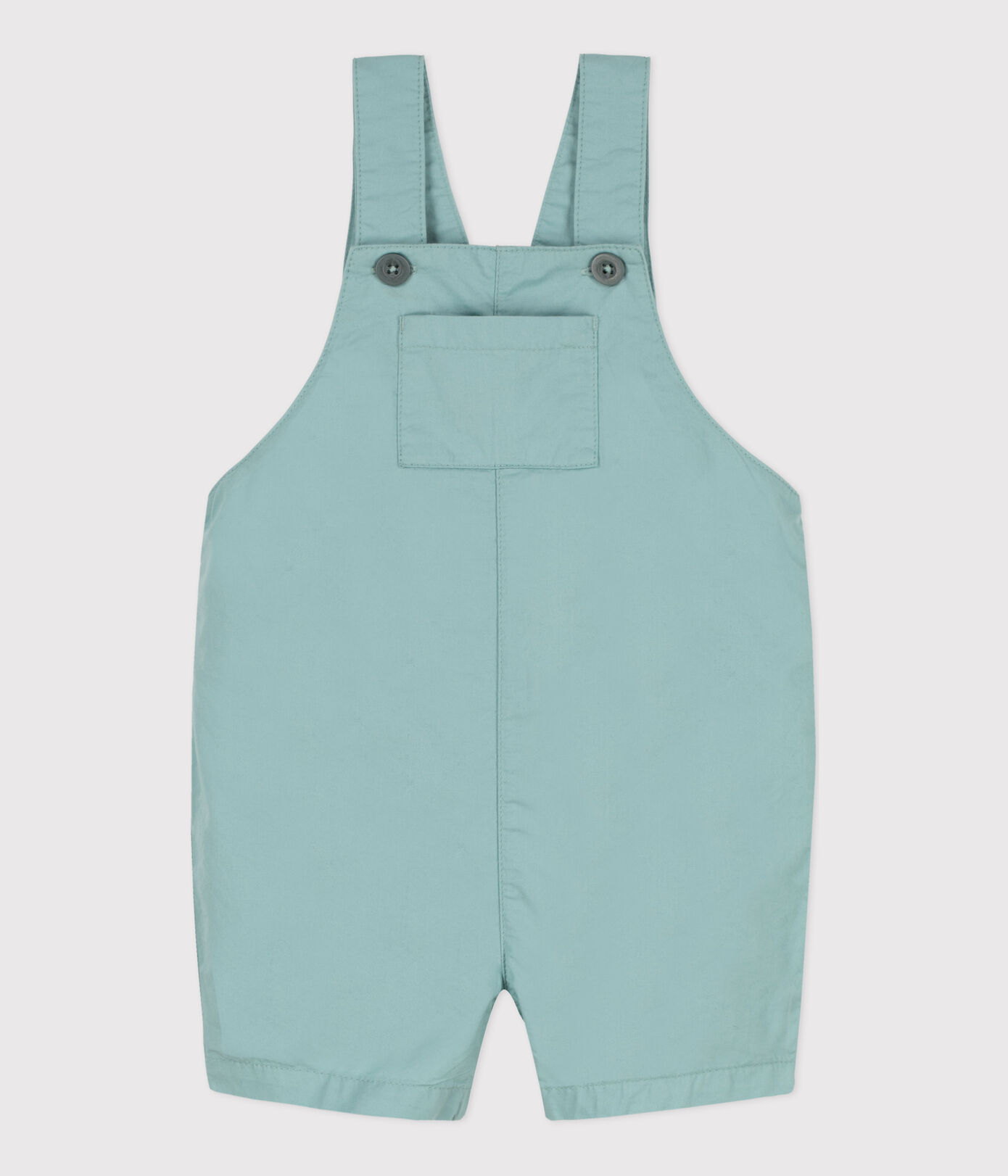 Salopette courte bébé en serge craquante