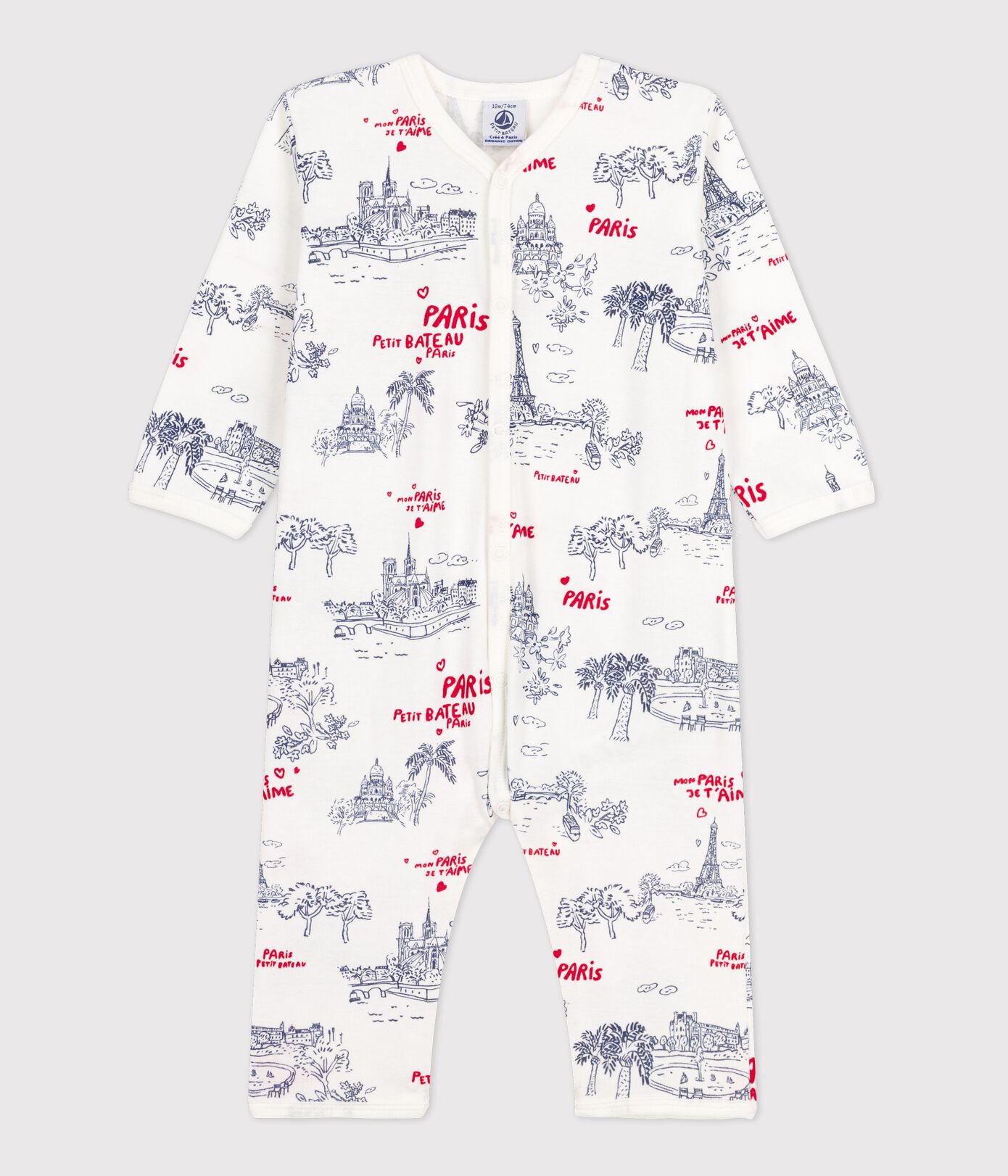 Dors bien sans pieds Paris bébé en coton