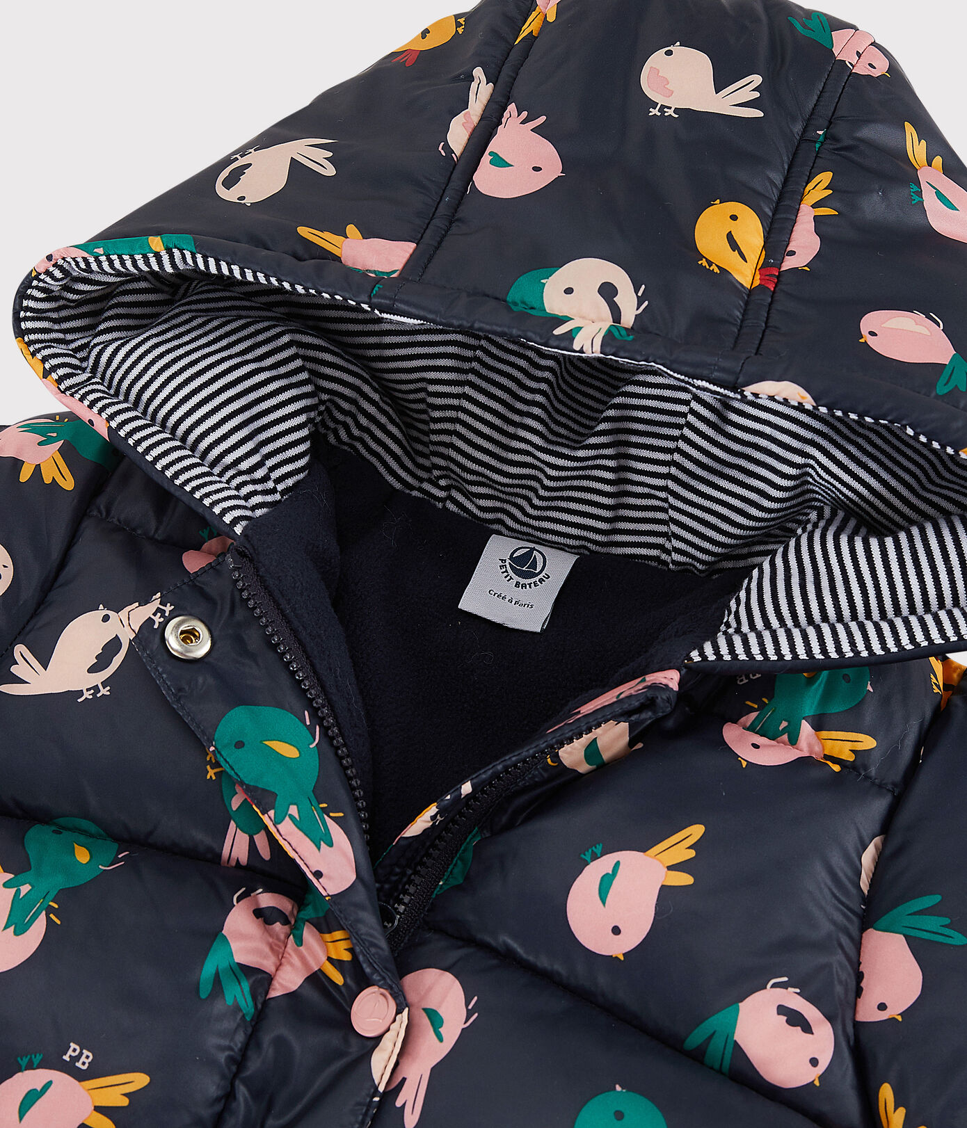 Doudoune polyamide bébé.