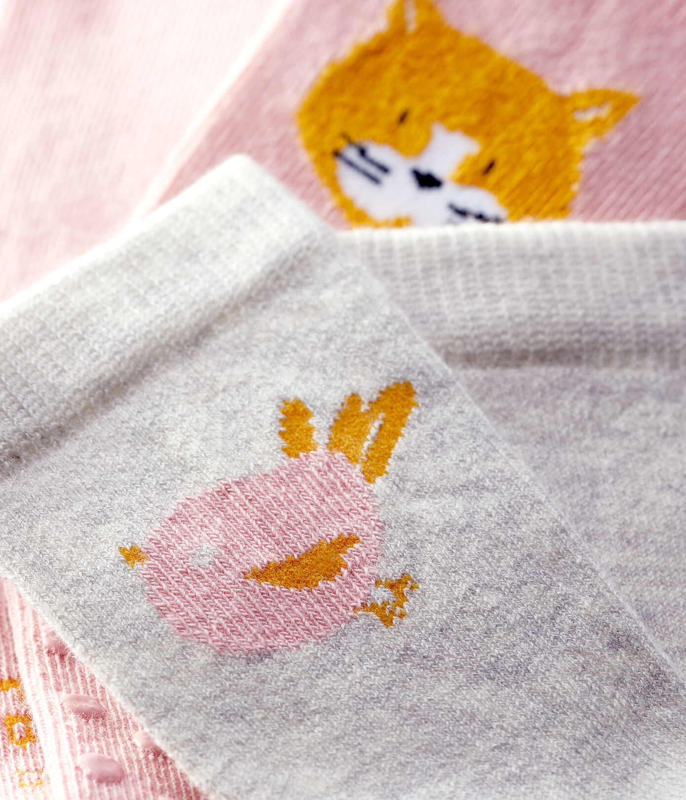 Lot de 2 paires de chaussettes bébé.