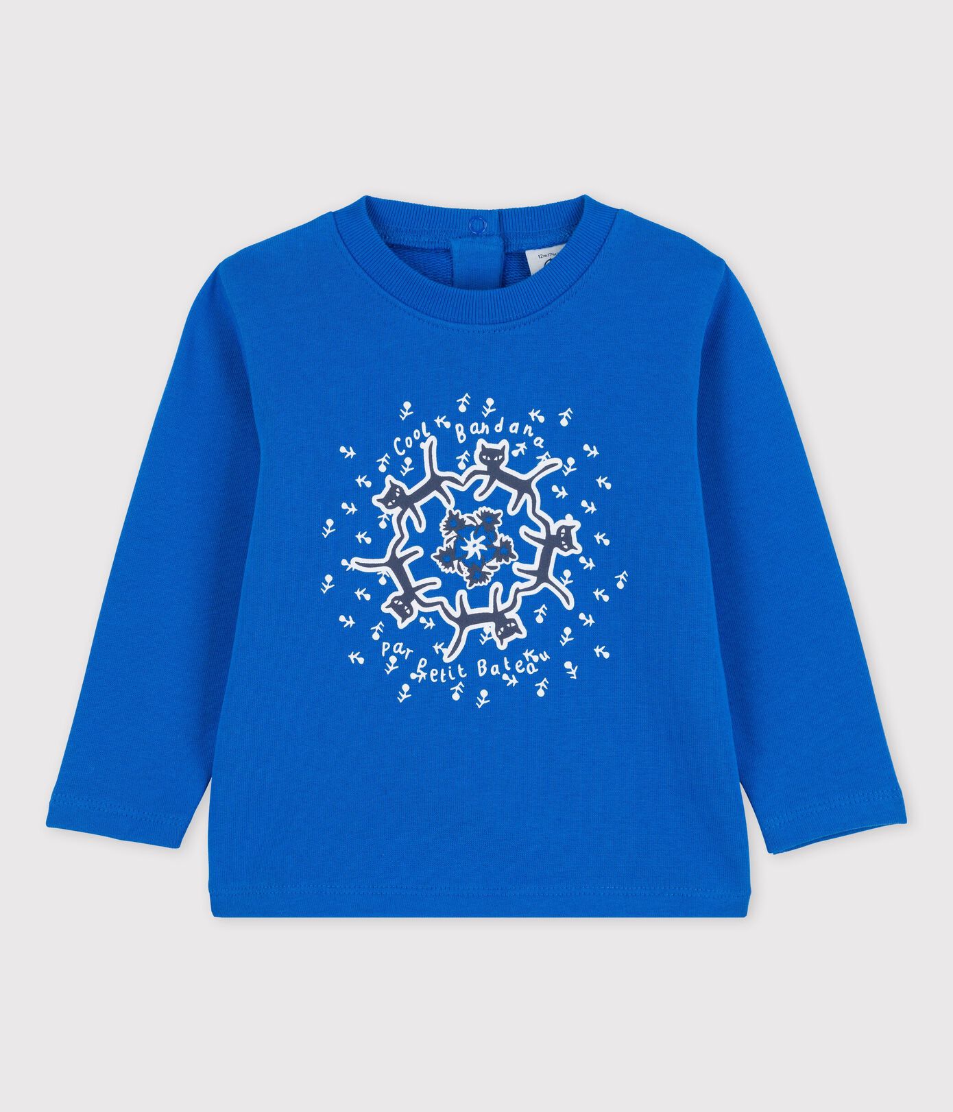 Sweatshirt en molleton bébé