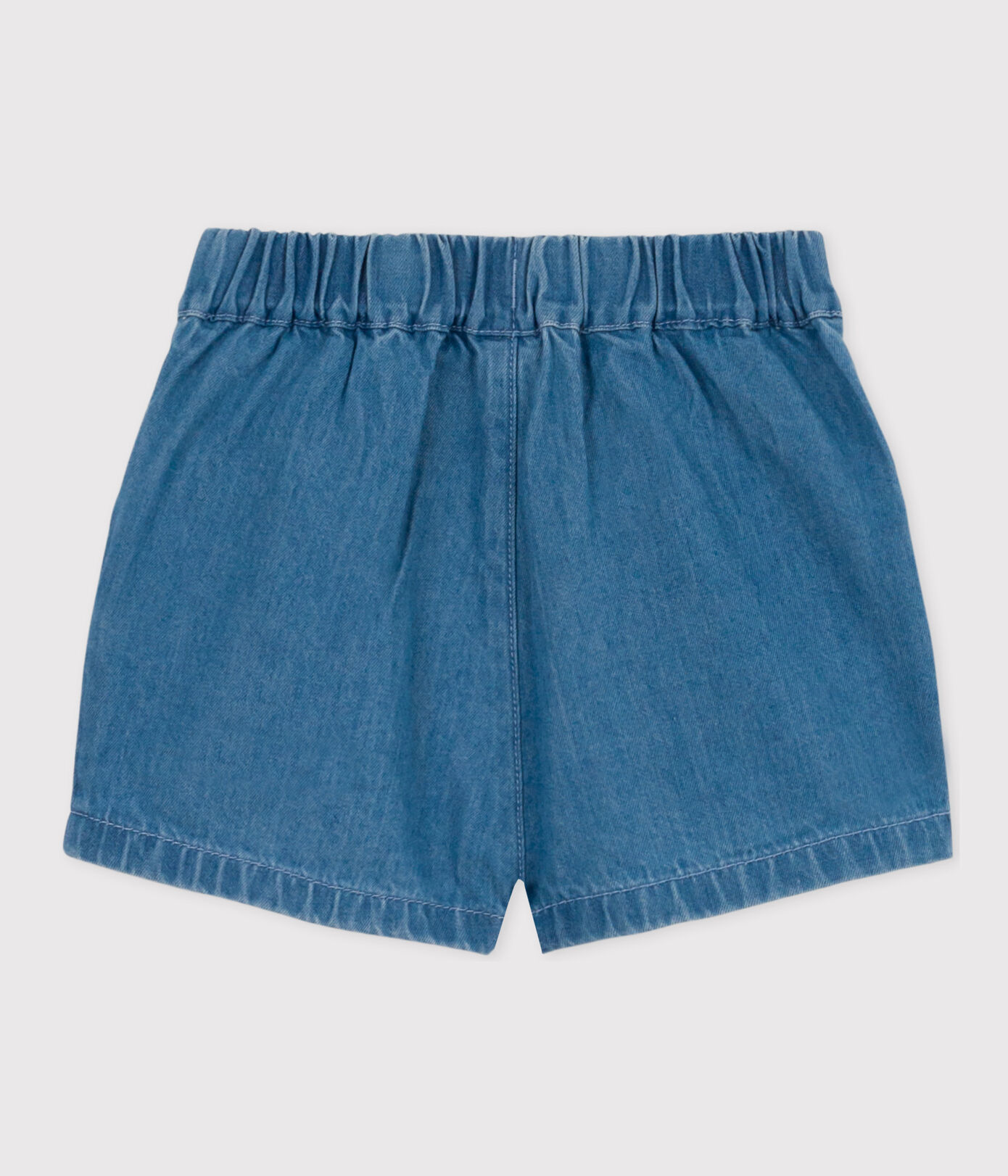 Short bébé en denim léger