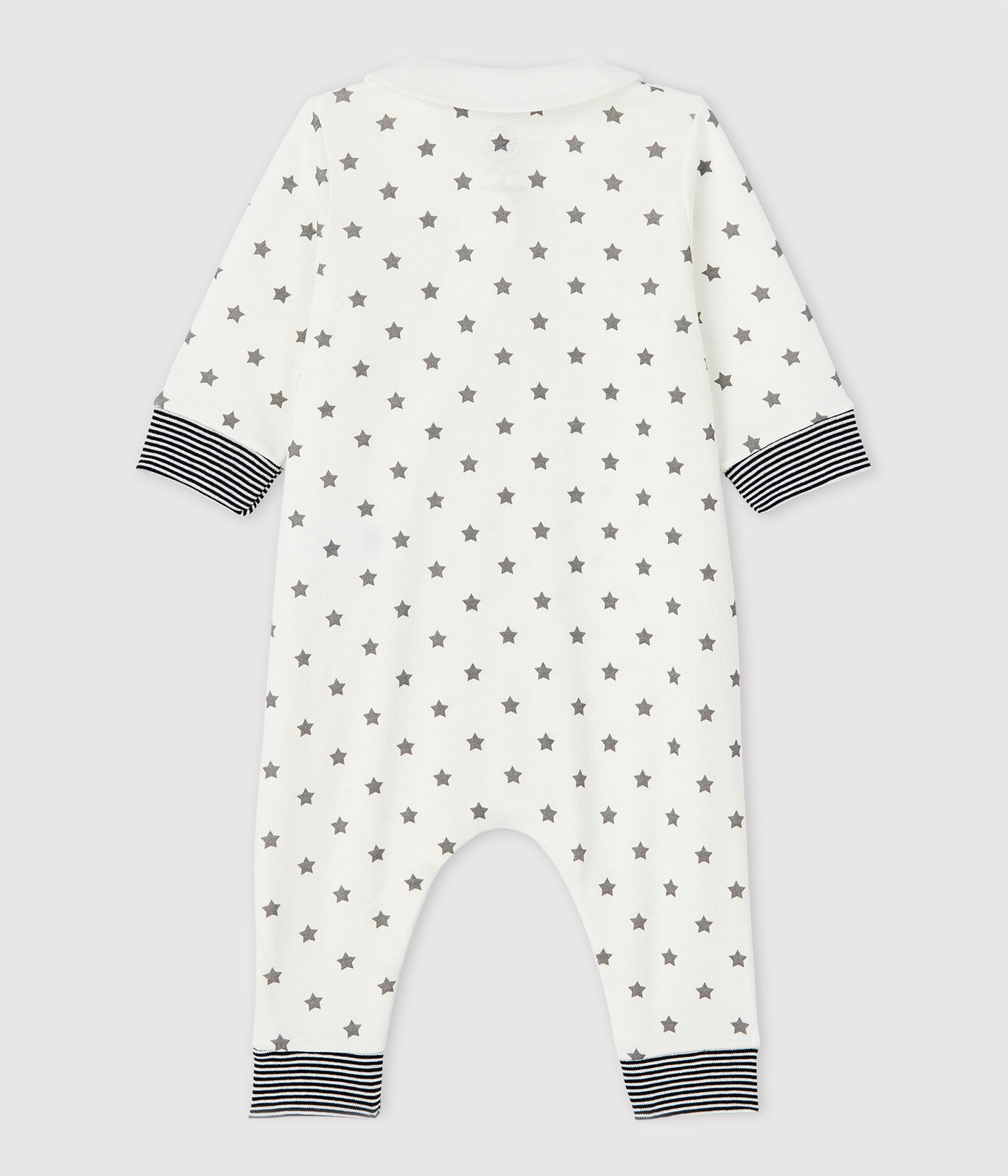 Dors-bien sans pieds zippé à étoiles bébé en coton biologique