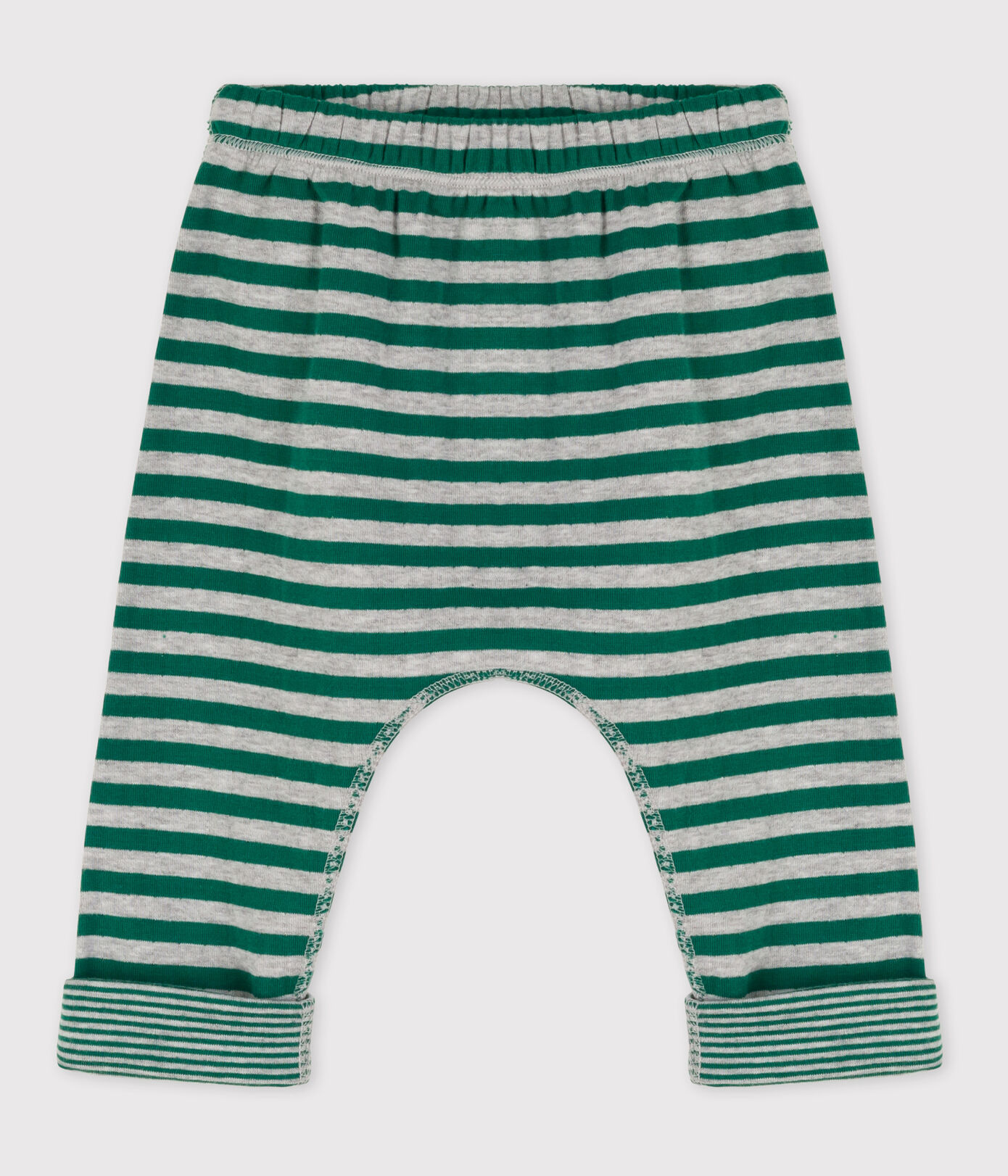 Pantalon bébé rayé en tubique