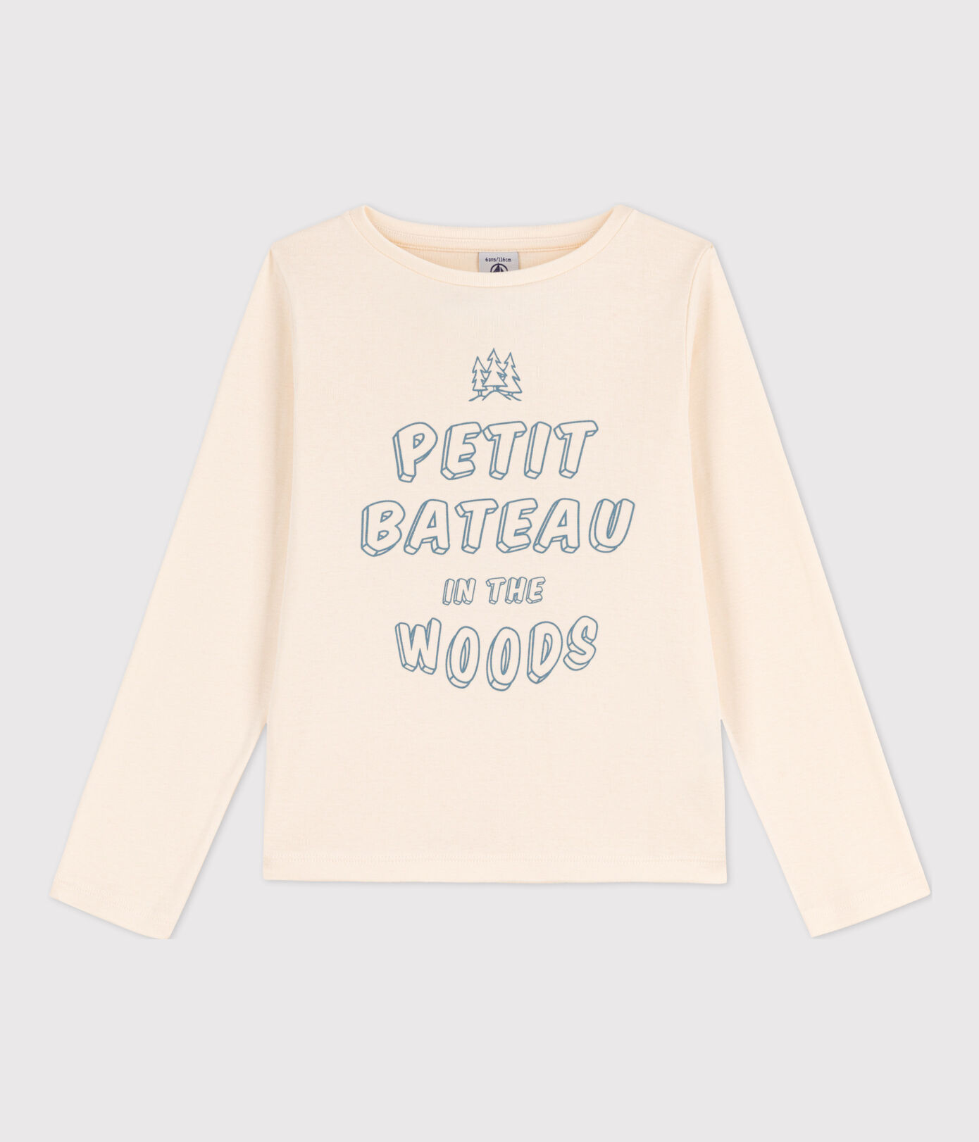 Tee-shirt manches longues en coton enfant fille / garon