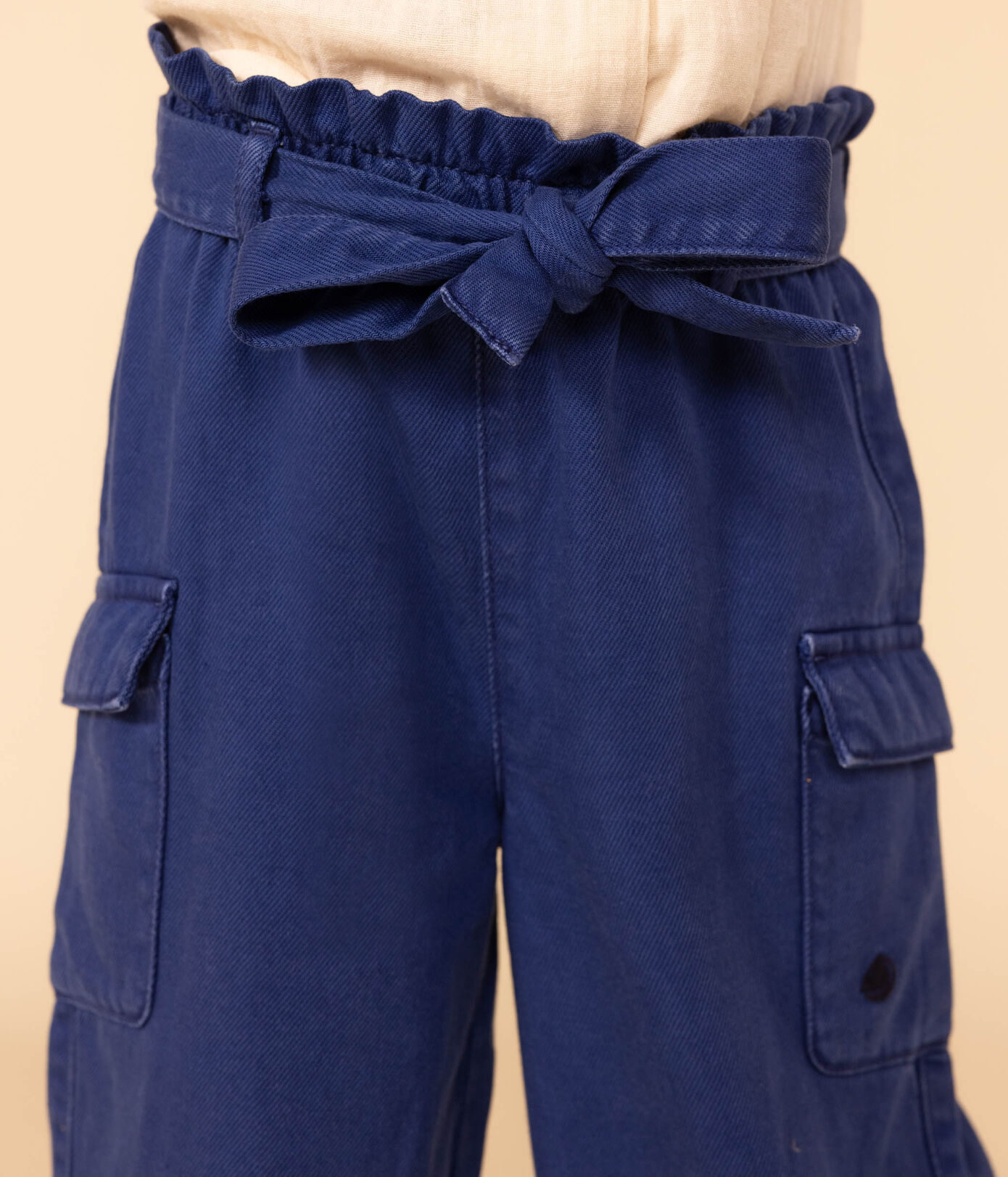 Pantalon large en lyocel enfant fille