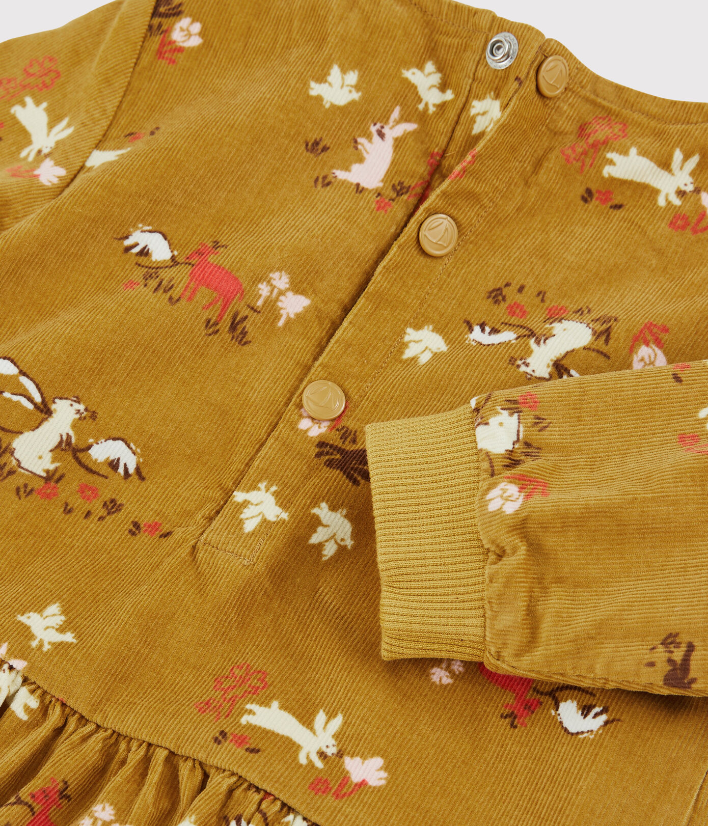 Robe en velours bébé.