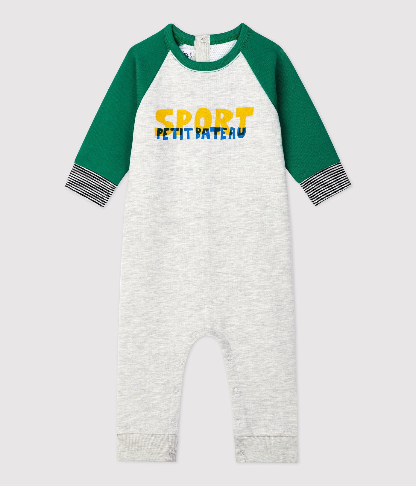 Combinaison en molleton bébé.
