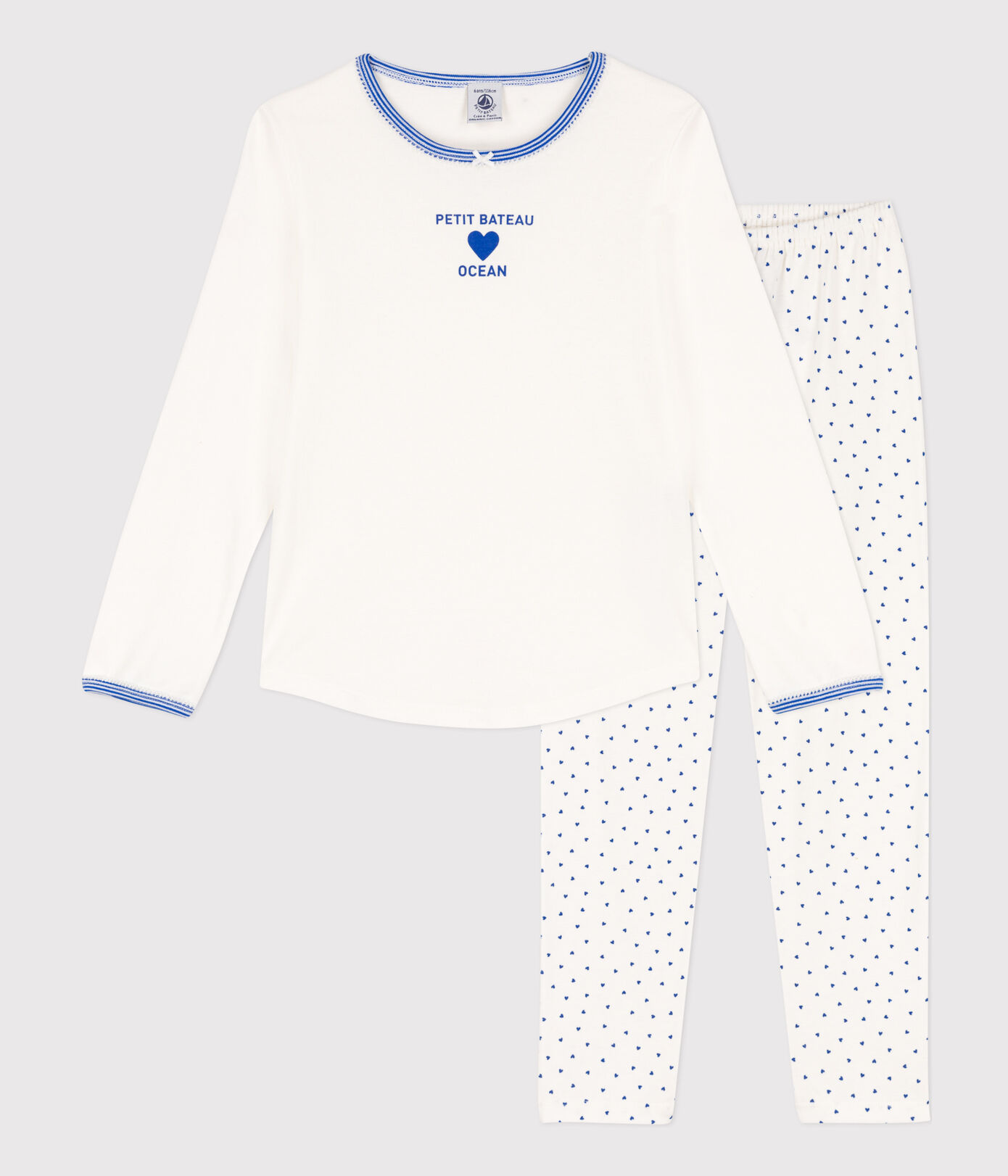Pyjama en coton petite fille