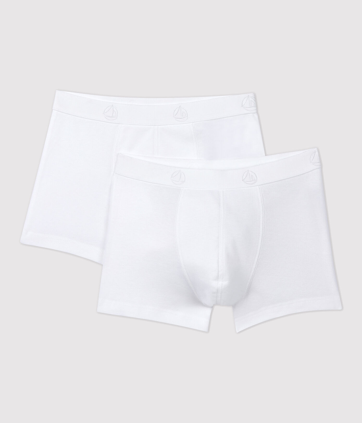 Lot de 2 boxers blancs petit garon